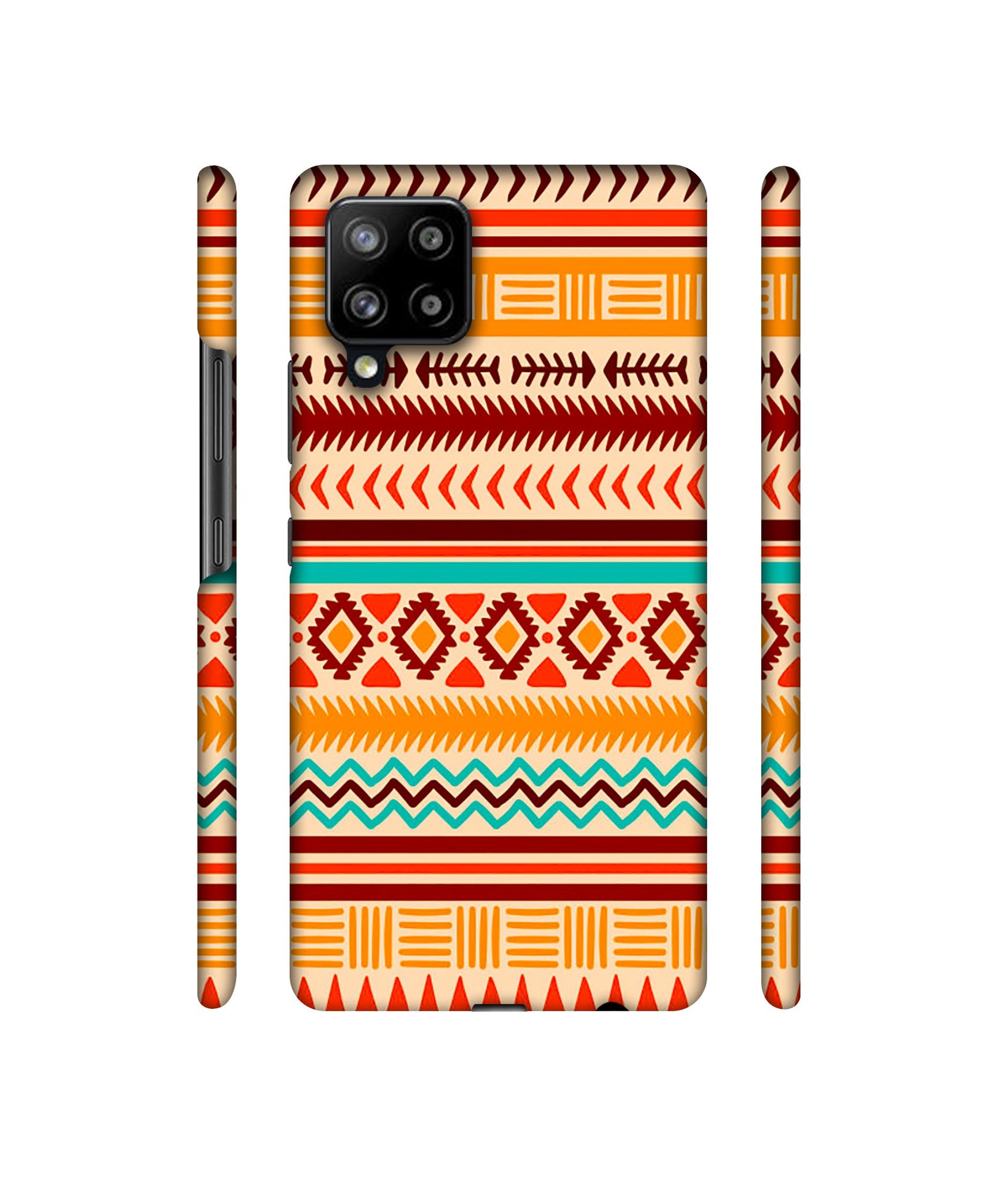 Marathi Rangoli Art Designer Hard Back Cover for Samsung Galaxy M42 5G / A42 5G