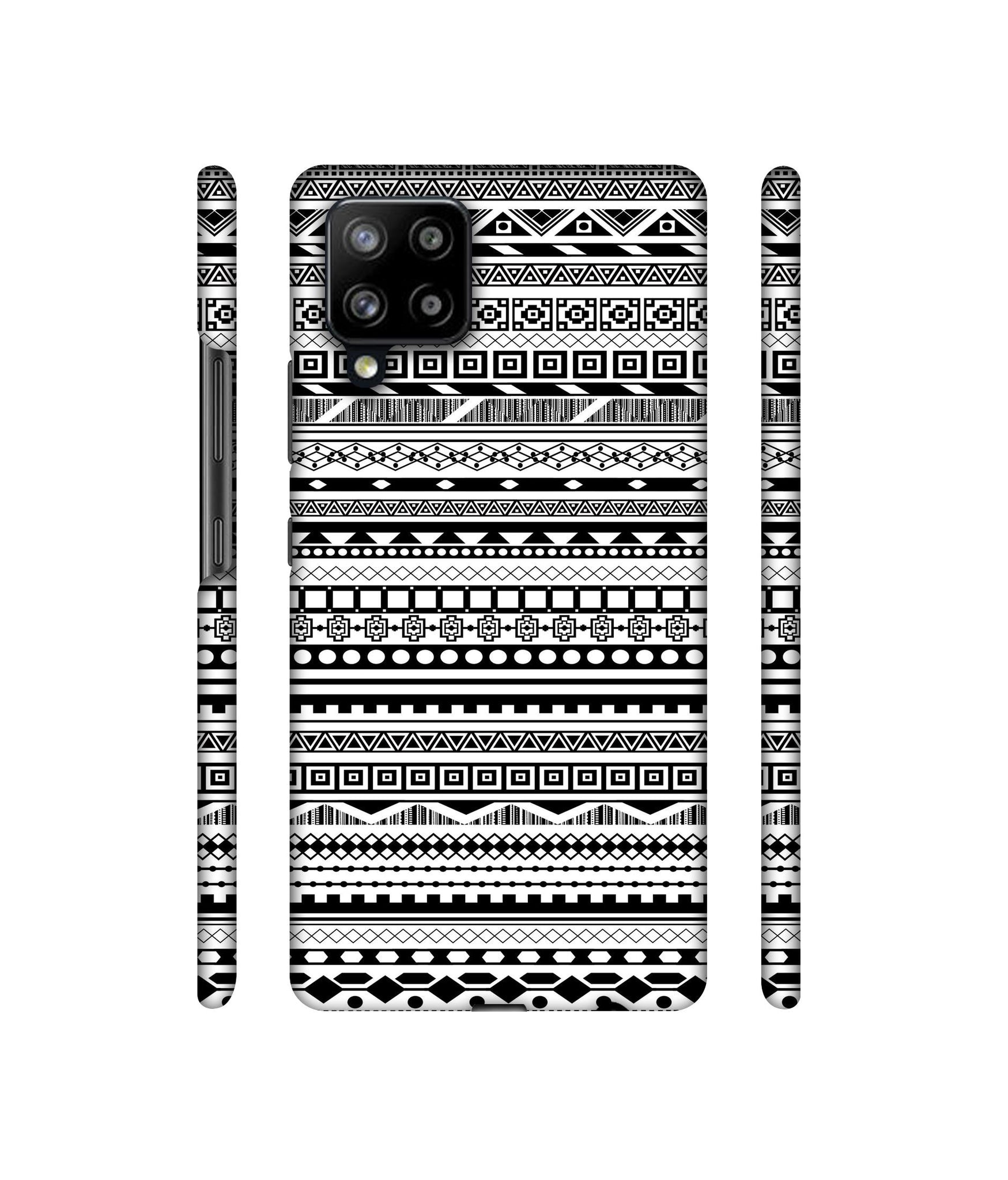 Black & White Patterns Designer Hard Back Cover for Samsung Galaxy M42 5G / A42 5G