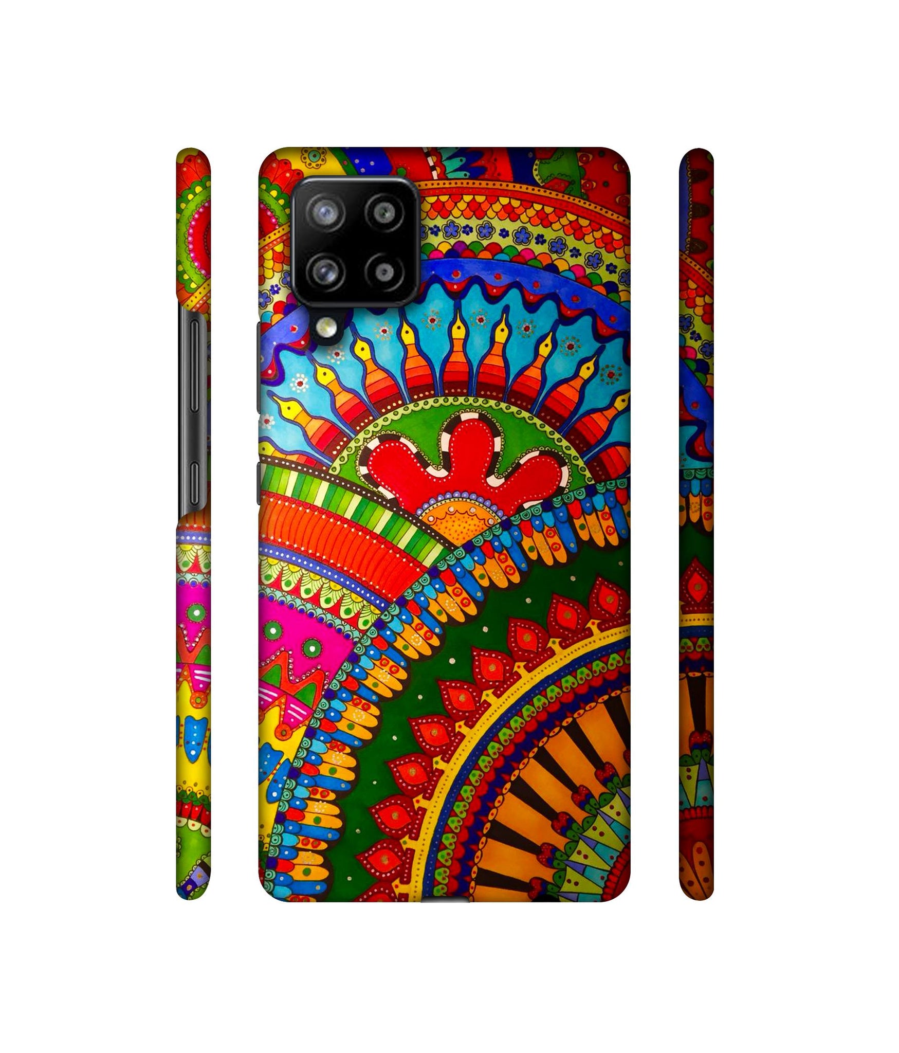 Rajasthani Rangoli Art Designer Hard Back Cover for Samsung Galaxy M42 5G / A42 5G