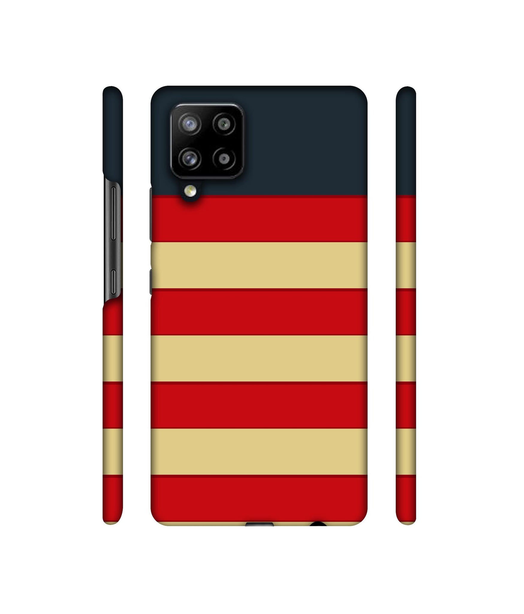 Multicolor Lines Designer Hard Back Cover for Samsung Galaxy M42 5G / A42 5G