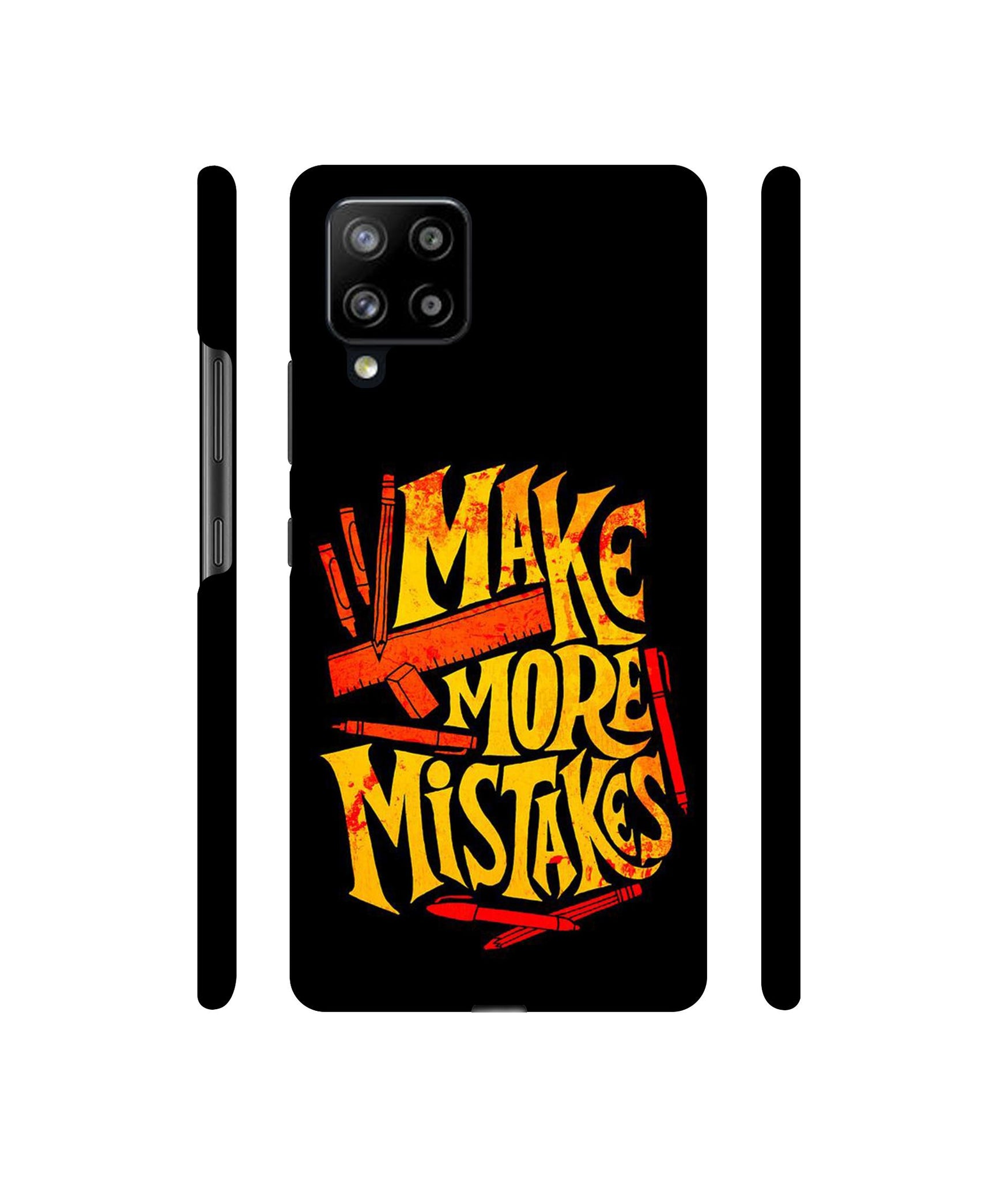 Make More Mistakes Designer Hard Back Cover for Samsung Galaxy M42 5G / A42 5G