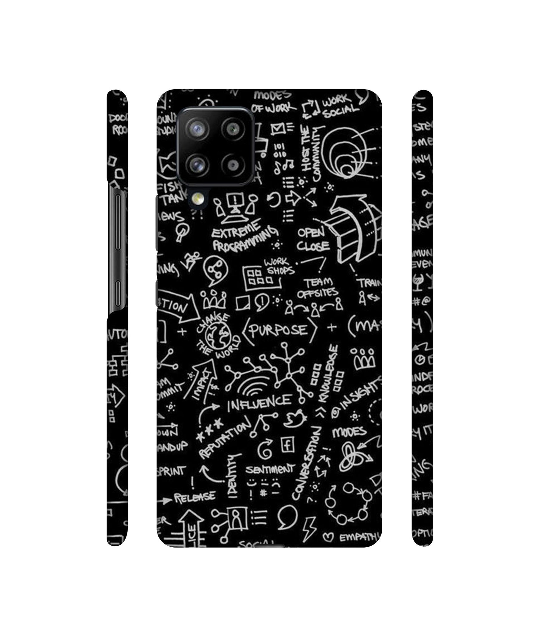 Formulas Designer Hard Back Cover for Samsung Galaxy M42 5G / A42 5G