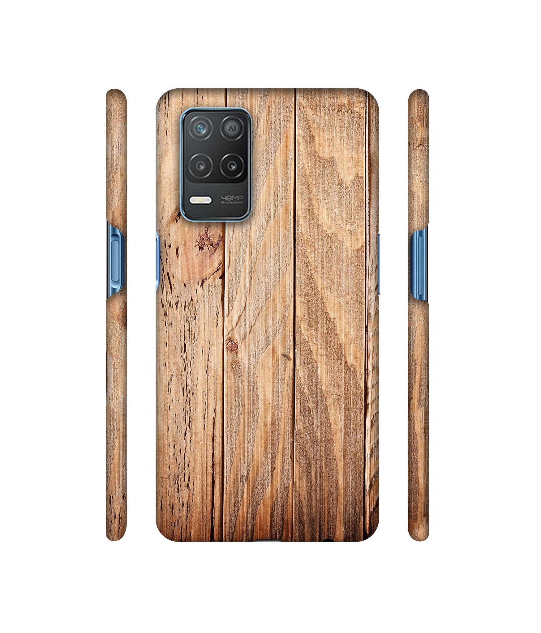 Wooden Texture Designer Hard Back Cover for Realme 8 5G / Realme 8s 5G