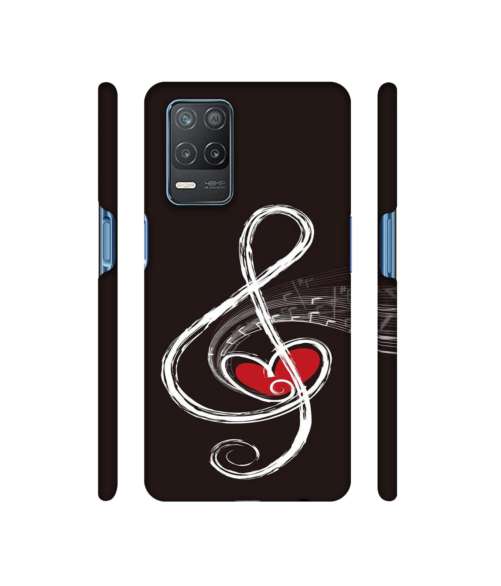 Love Note Music Designer Hard Back Cover for Realme 8 5G / Realme 8s 5G