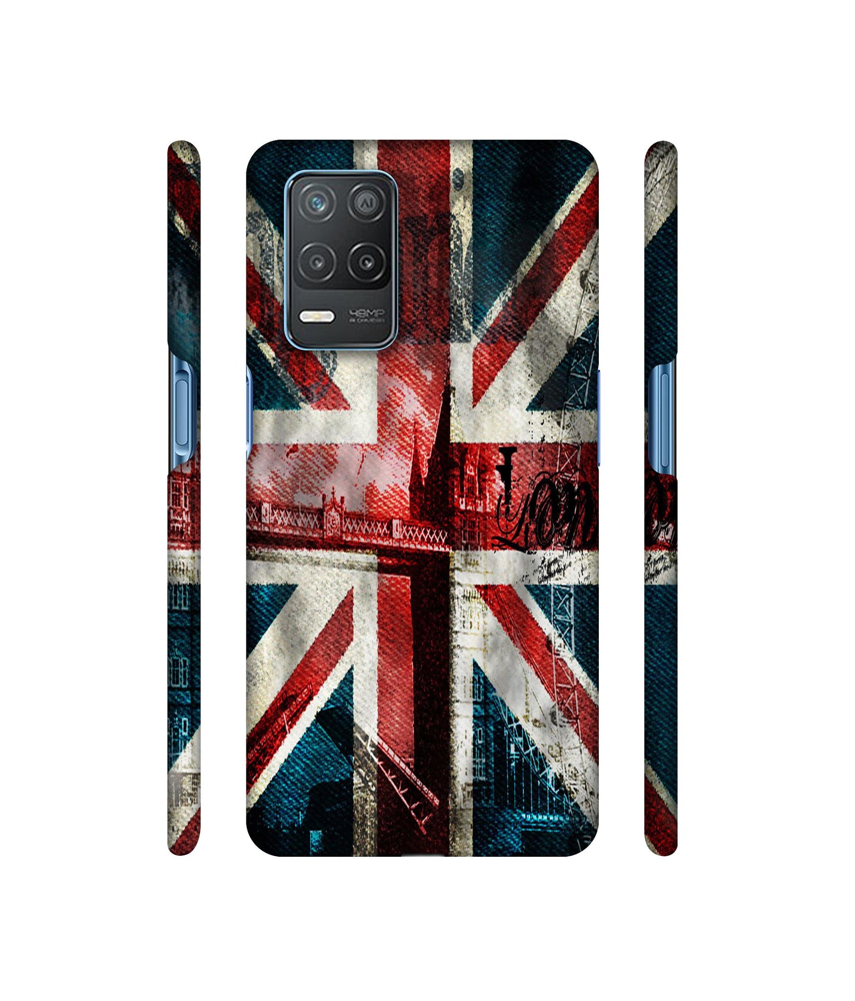 London Flag wallpaper Designer Hard Back Cover for Realme 8 5G / Realme 8s 5G