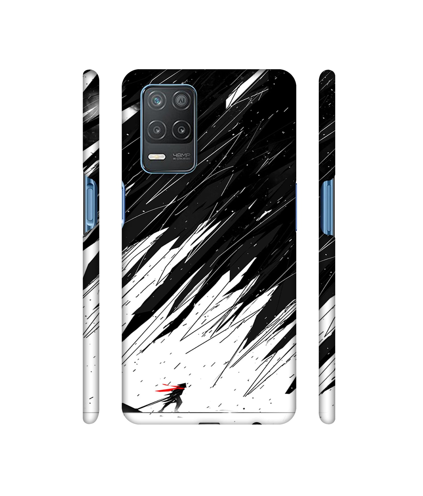 Geometric Strom Designer Hard Back Cover for Realme 8 5G / Realme 8s 5G