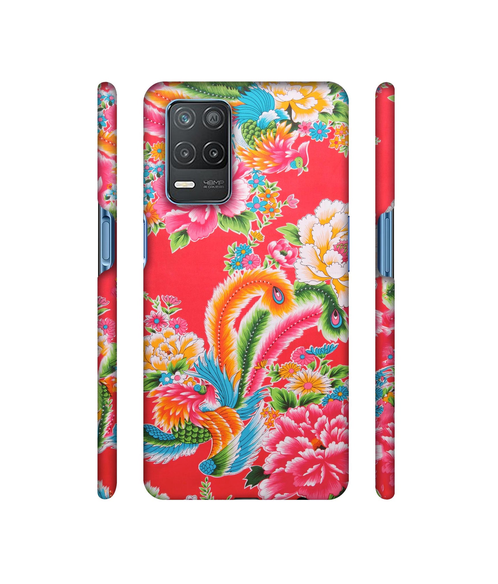 Cute Floral Pattern Print Designer Hard Back Cover for Realme 8 5G / Realme 8s 5G