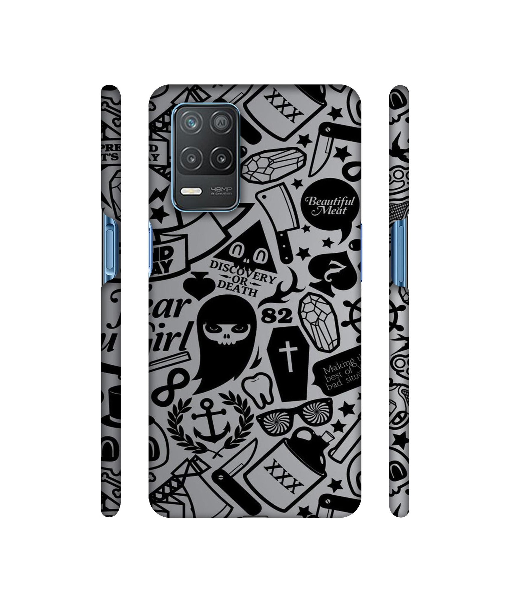 Discover Or Death Designer Hard Back Cover for Realme 8 5G / Realme 8s 5G
