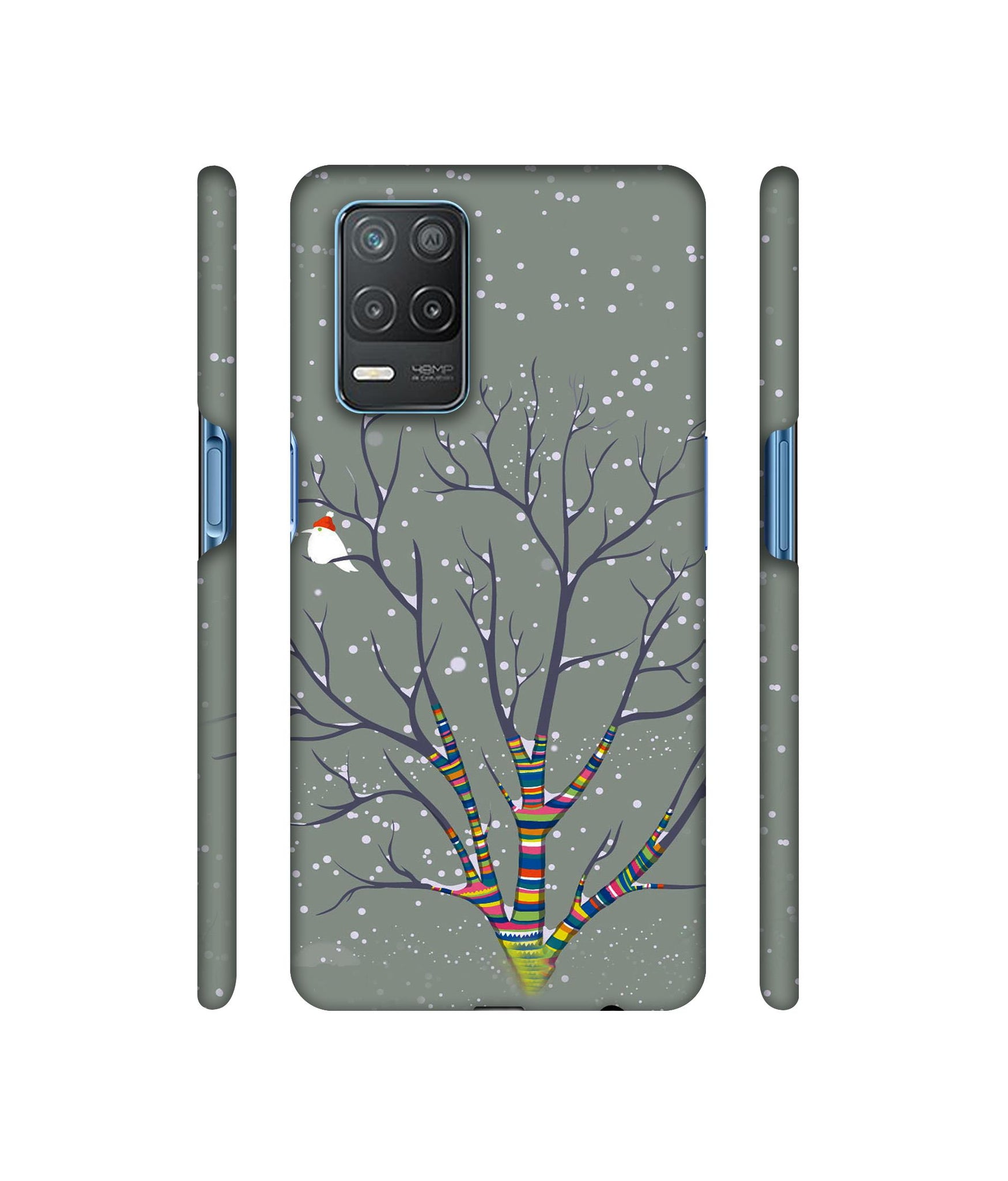 Winter Pattern Print Designer Hard Back Cover for Realme 8 5G / Realme 8s 5G