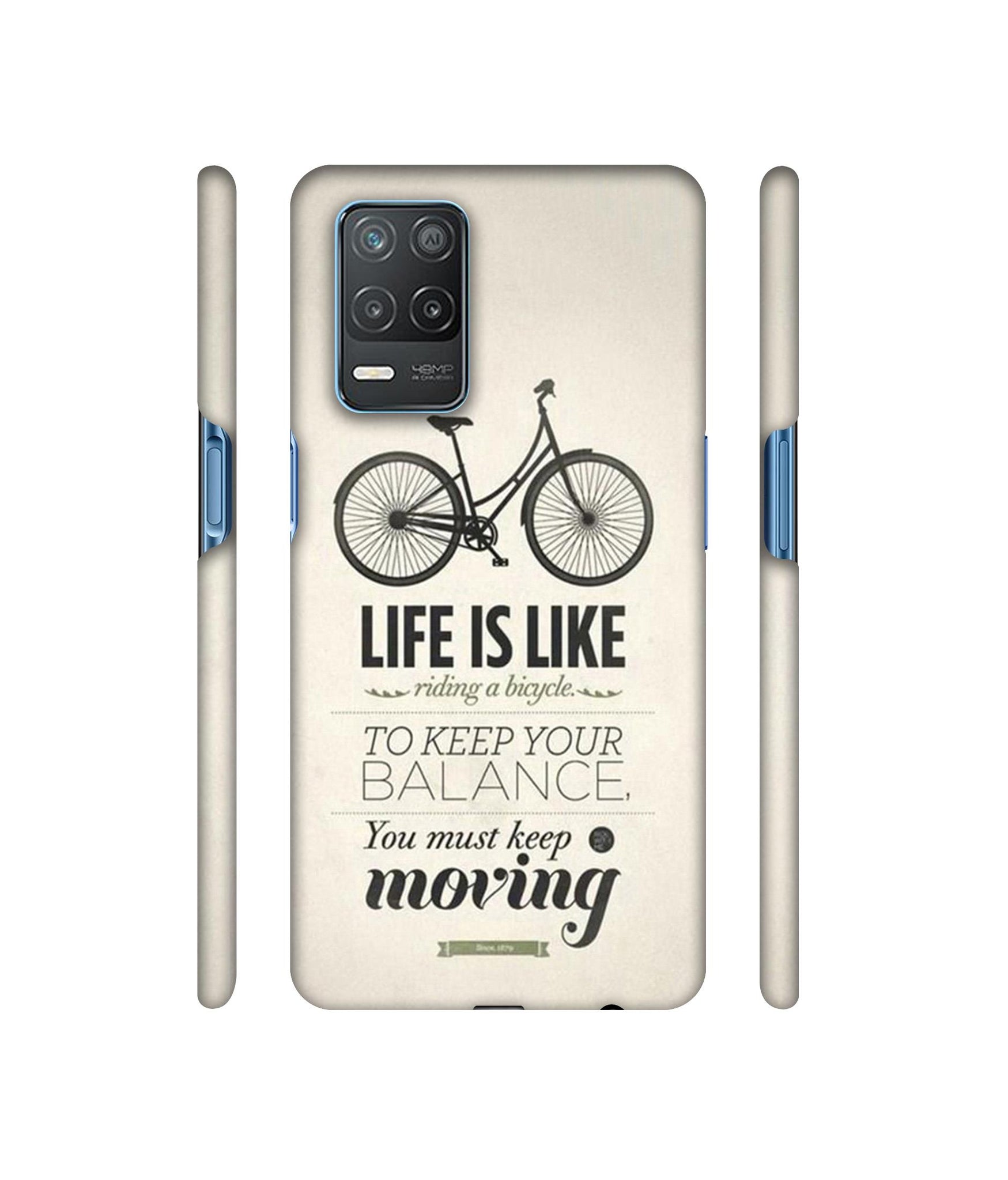 Life is Like Moving Designer Hard Back Cover for Realme 8 5G / Realme 8s 5G