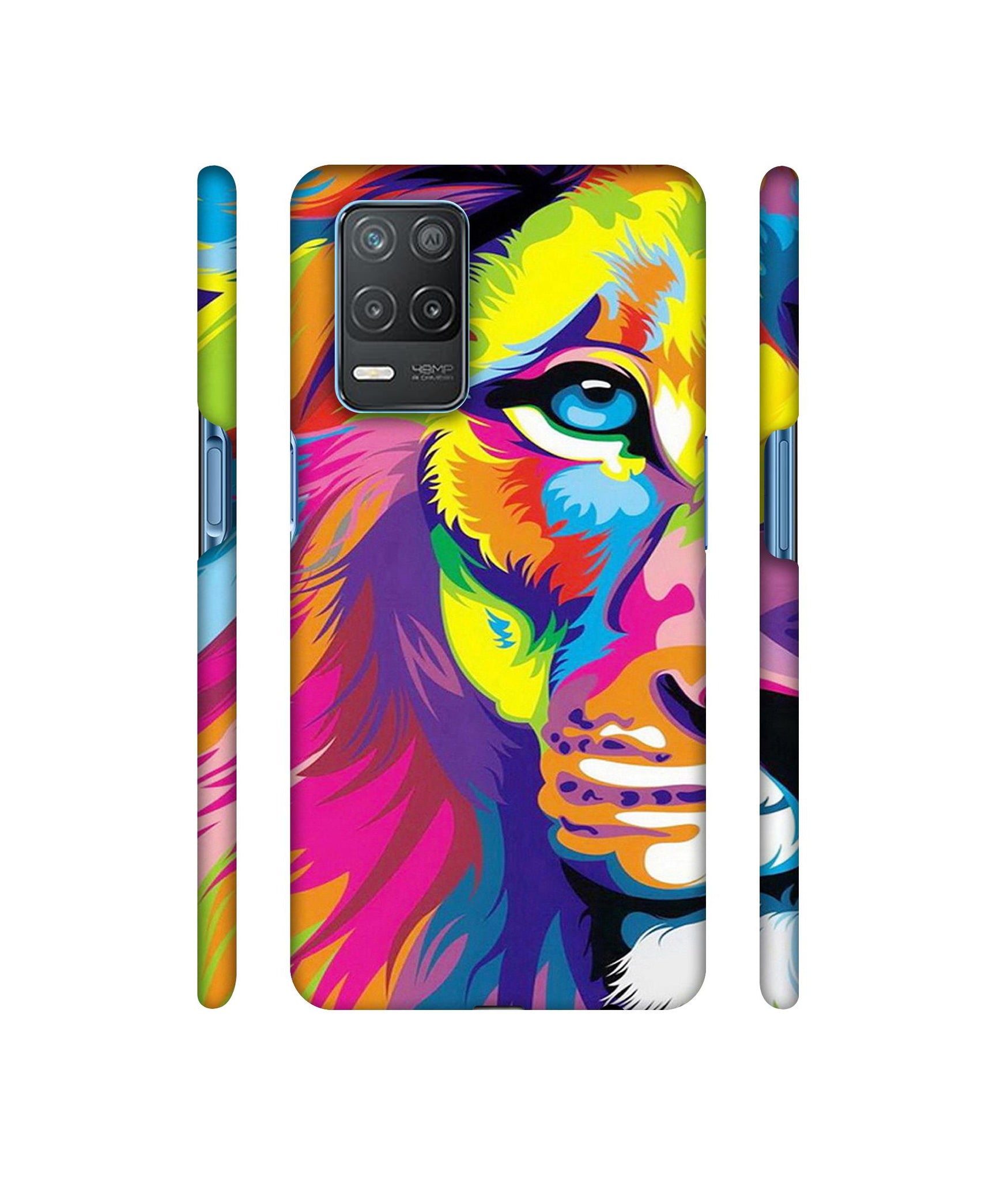 Lion Designer Hard Back Cover for Realme 8 5G / Realme 8s 5G