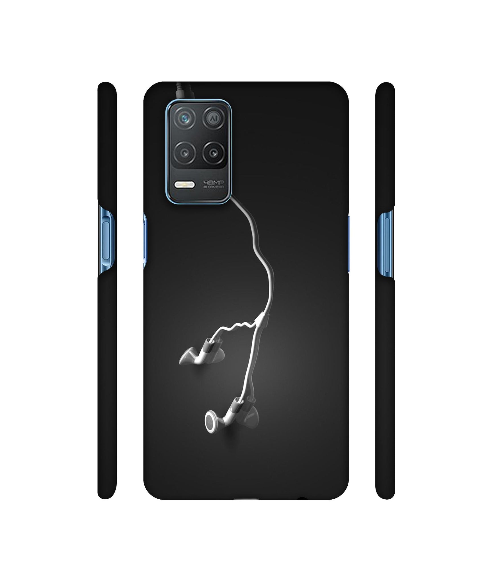 Headphone Designer Hard Back Cover for Realme 8 5G / Realme 8s 5G