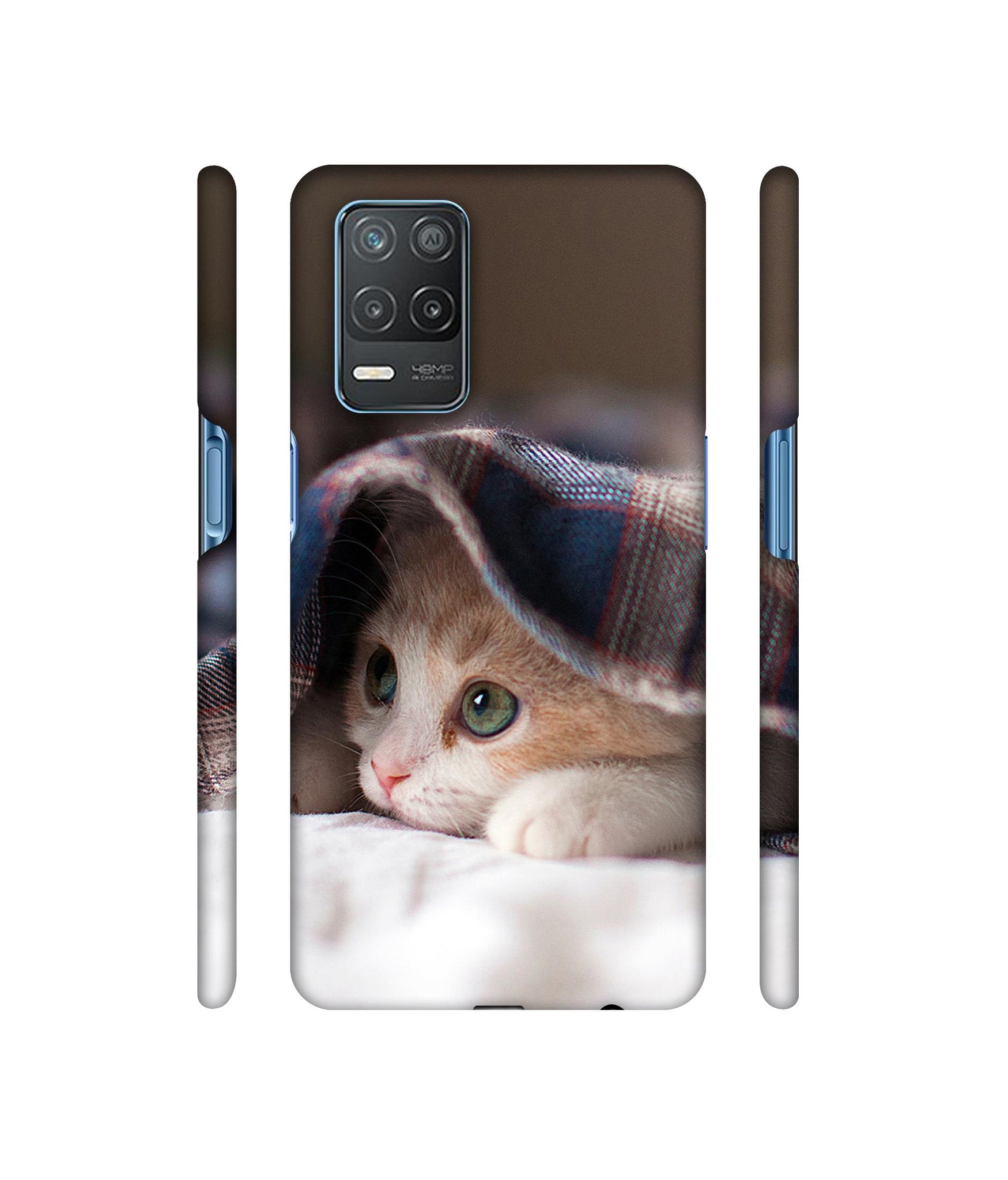 Sleepy Kitten Designer Hard Back Cover for Realme 8 5G / Realme 8s 5G