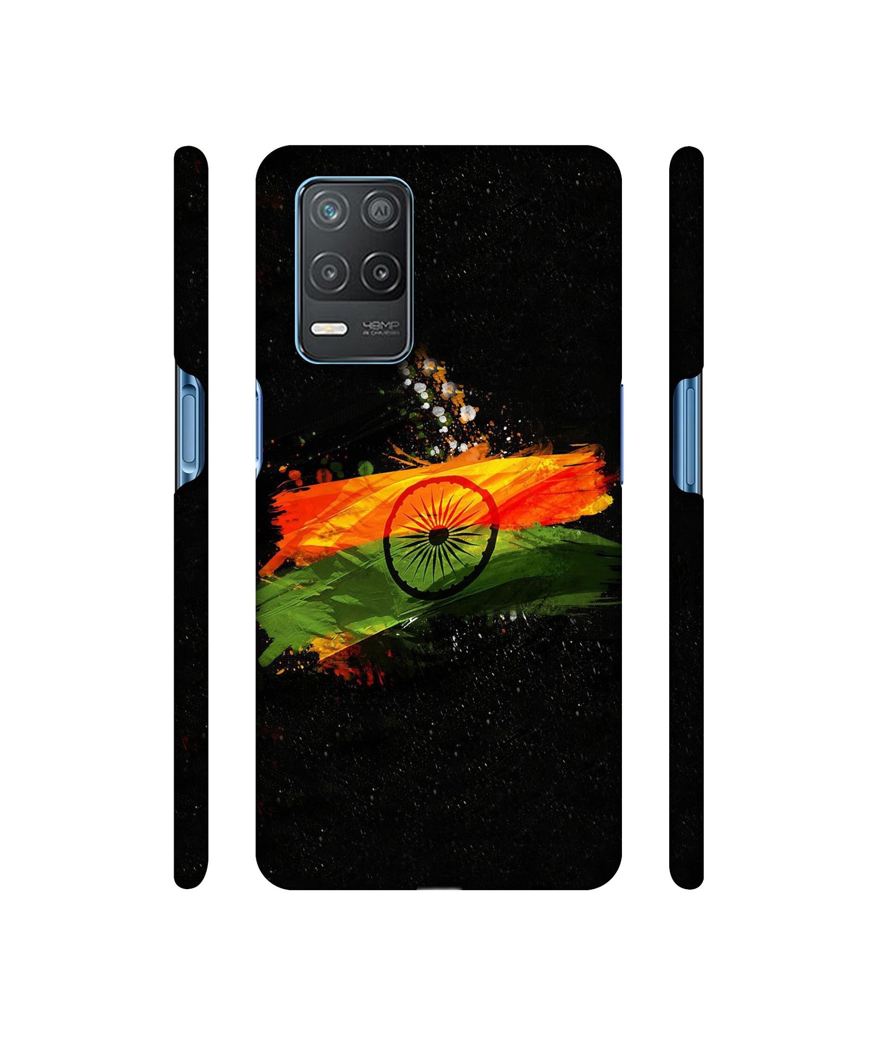 Indian Flag Designer Hard Back Cover for Realme 8 5G / Realme 8s 5G