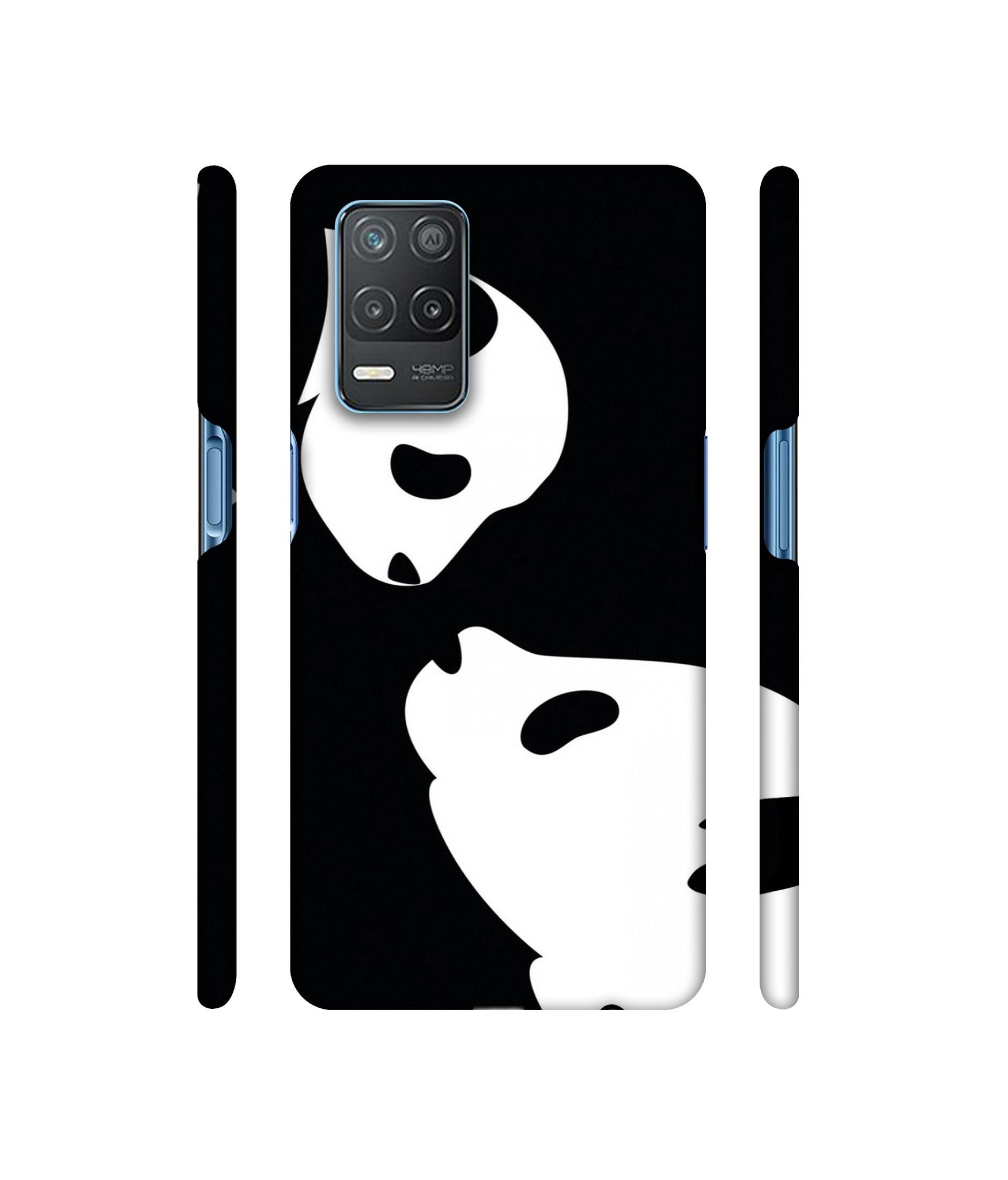 Panda Drawing Designer Hard Back Cover for Realme 8 5G / Realme 8s 5G