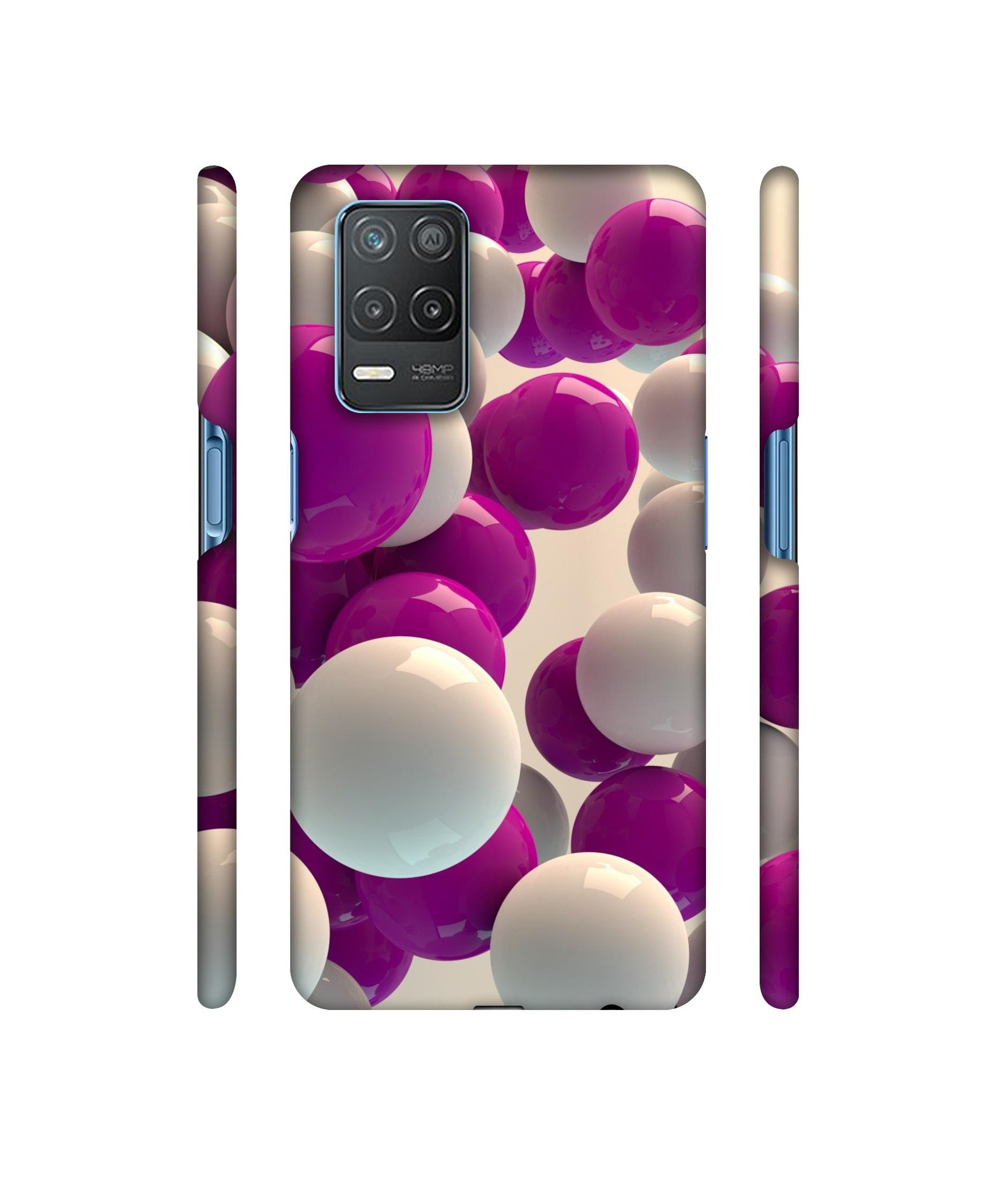 3D Balloons Designer Hard Back Cover for Realme 8 5G / Realme 8s 5G
