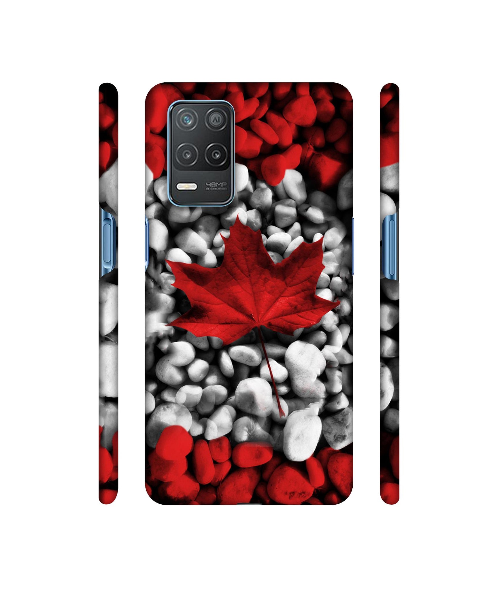 Canada Leaves Flag Designer Hard Back Cover for Realme 8 5G / Realme 8s 5G
