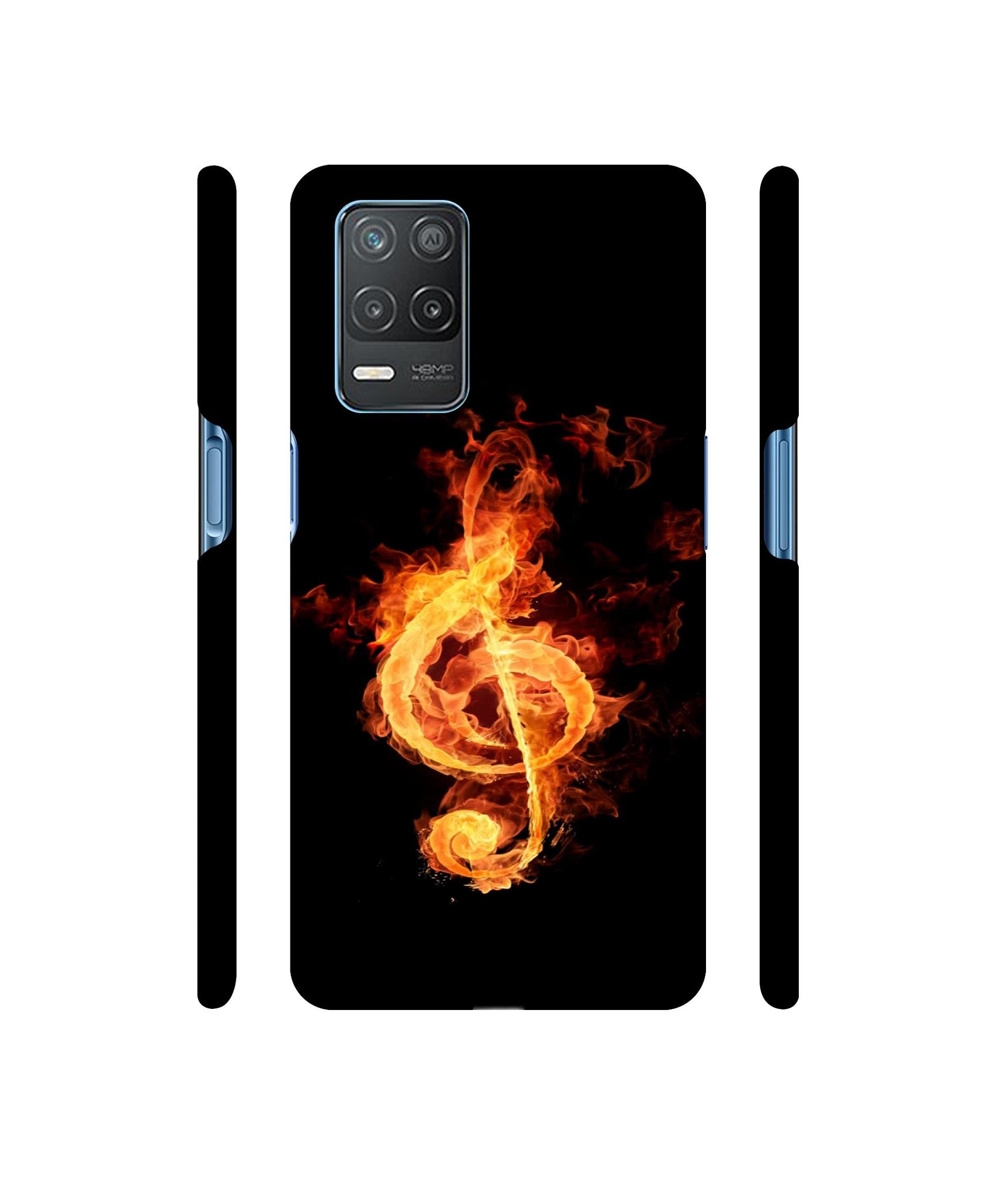 Fire Note Designer Hard Back Cover for Realme 8 5G / Realme 8s 5G