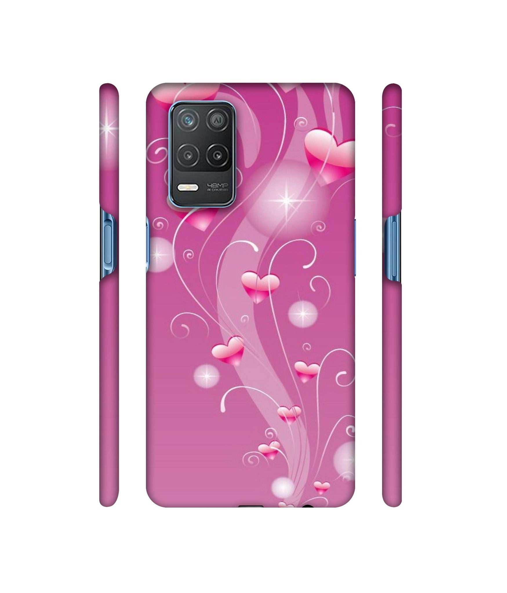 Tea White Designer Hard Back Cover for Realme 8 5G / Realme 8s 5G