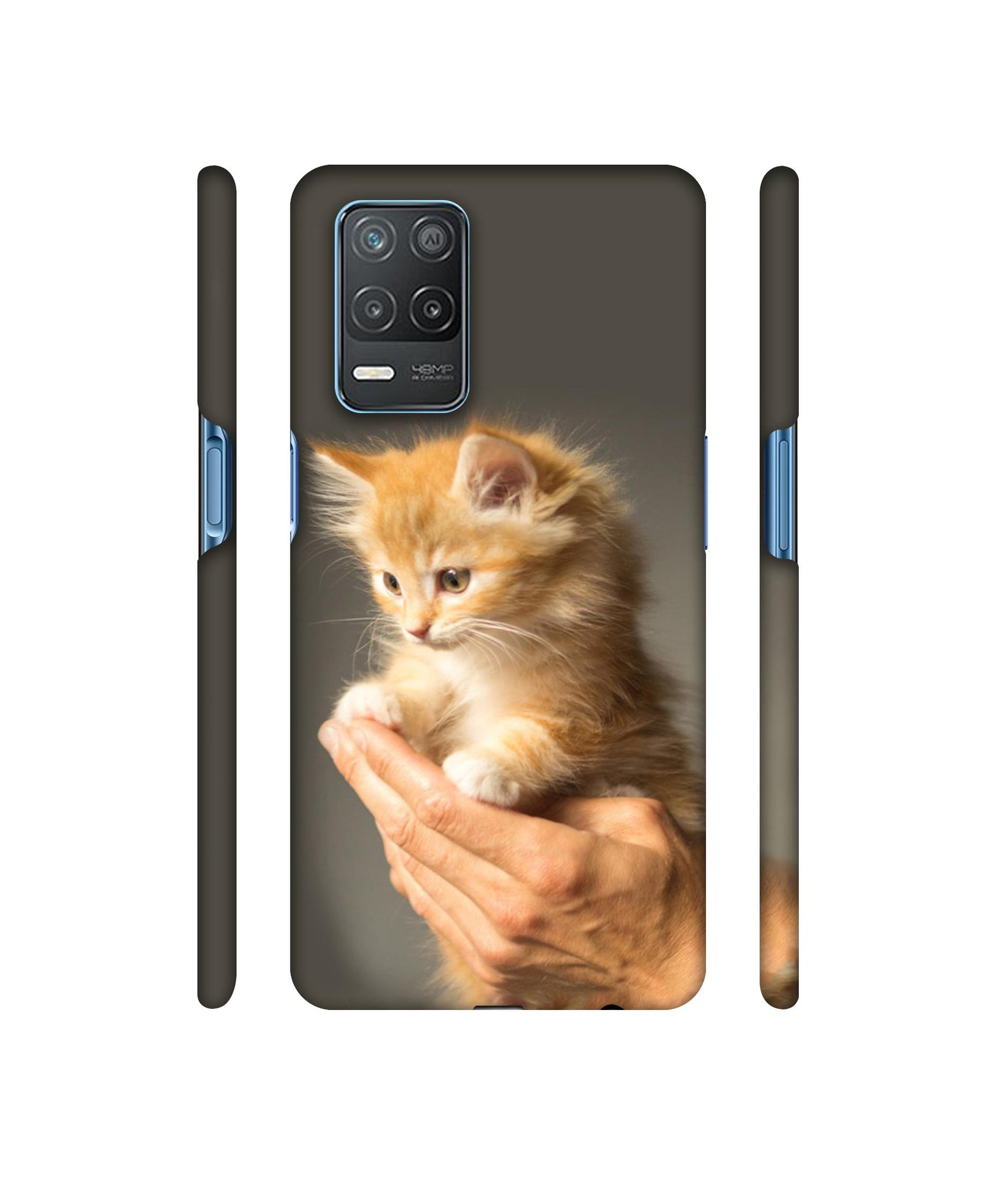 Cute Kitten Designer Hard Back Cover for Realme 8 5G / Realme 8s 5G