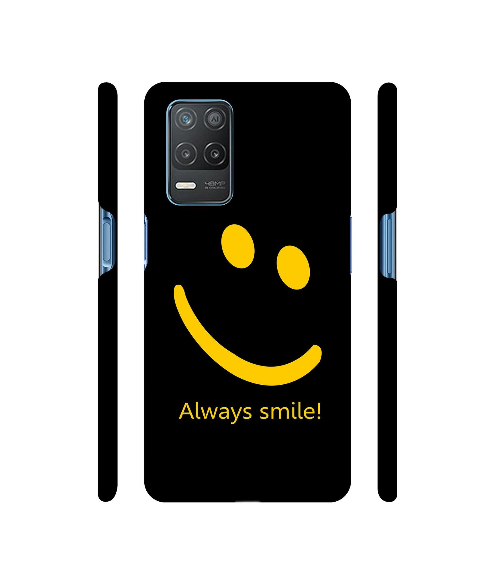 Always Smile Quote Designer Hard Back Cover for Realme 8 5G / Realme 8s 5G