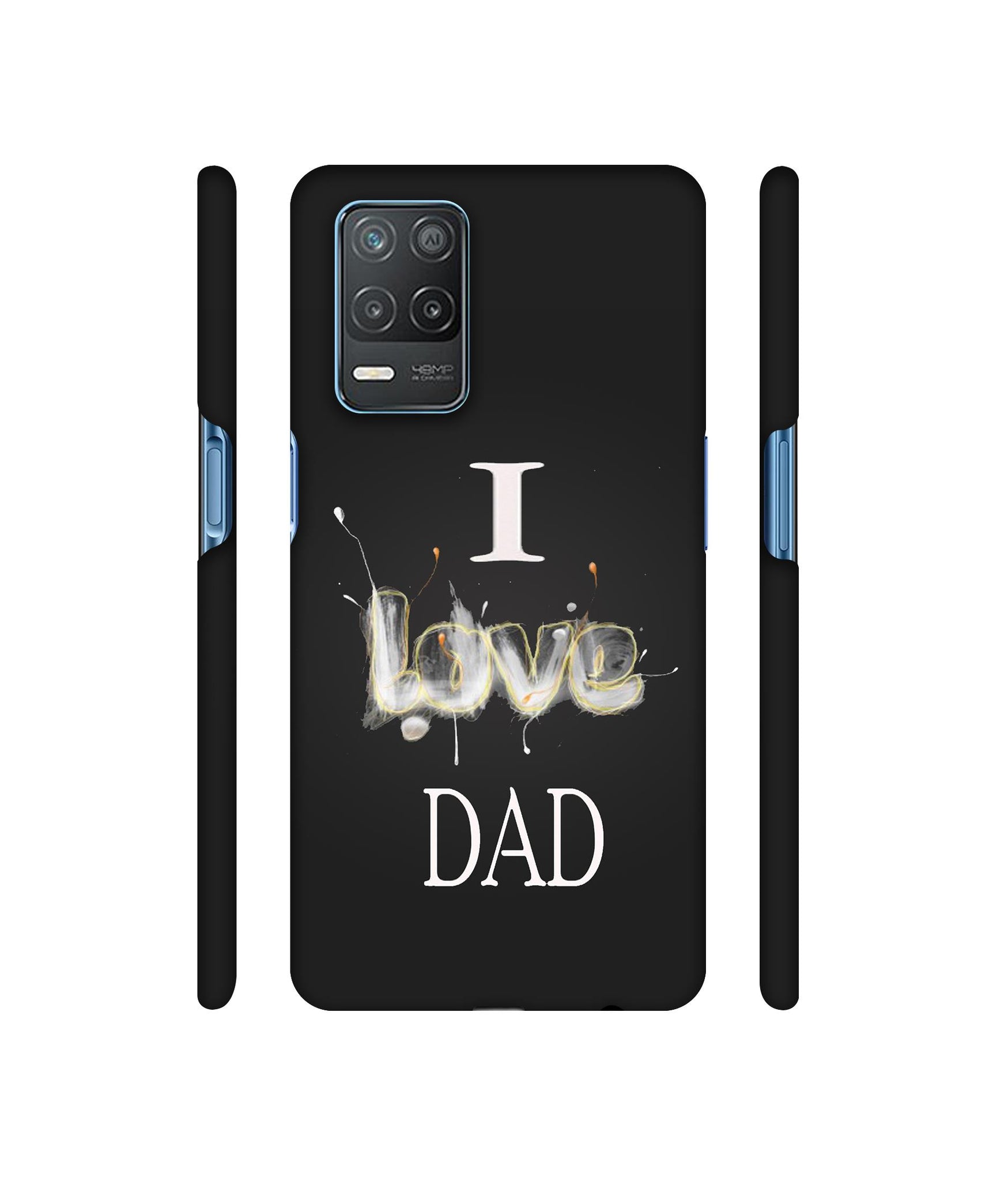 Happy Quote Designer Hard Back Cover for Realme 8 5G / Realme 8s 5G
