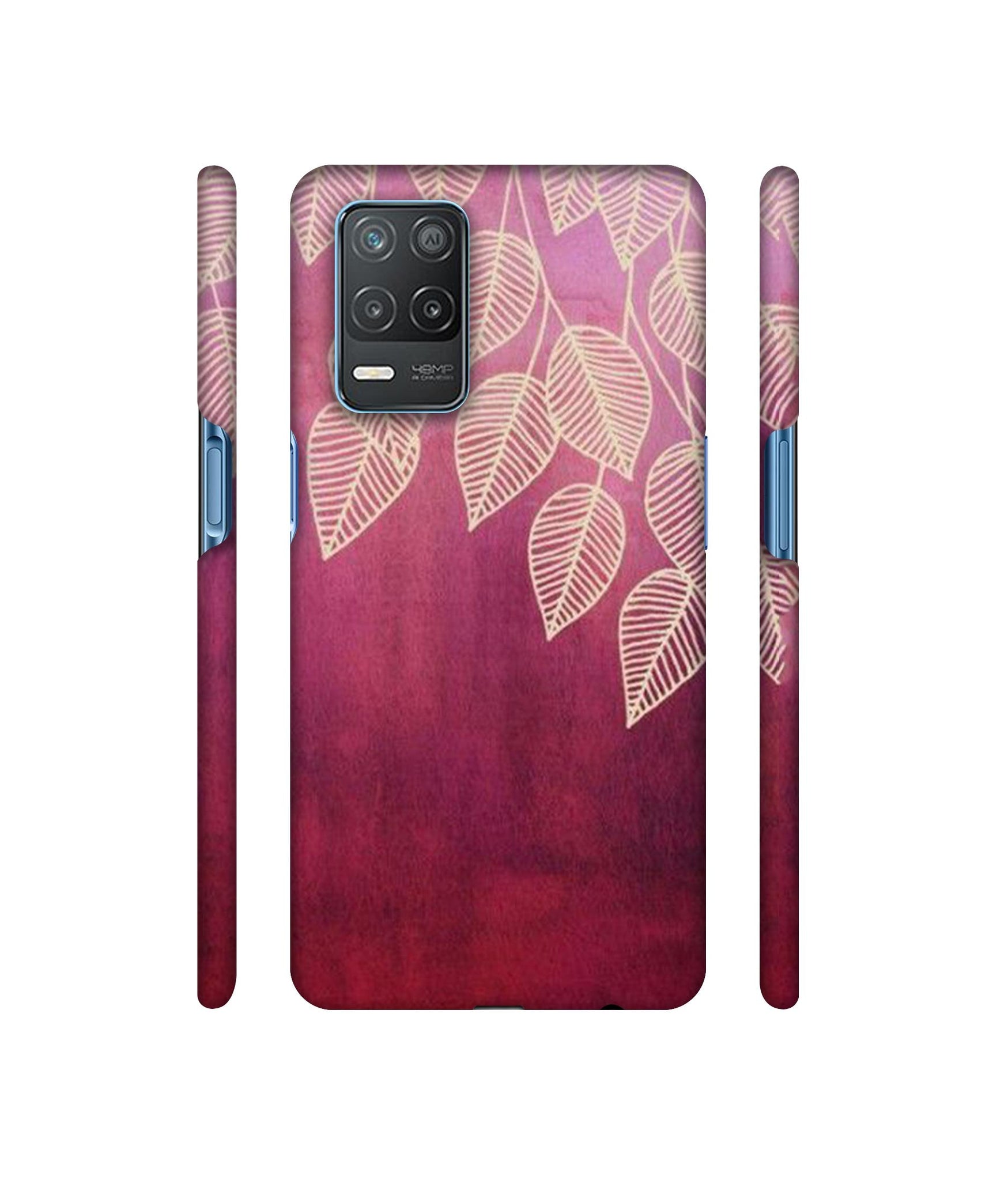 Leaf Pattern Designer Hard Back Cover for Realme 8 5G / Realme 8s 5G