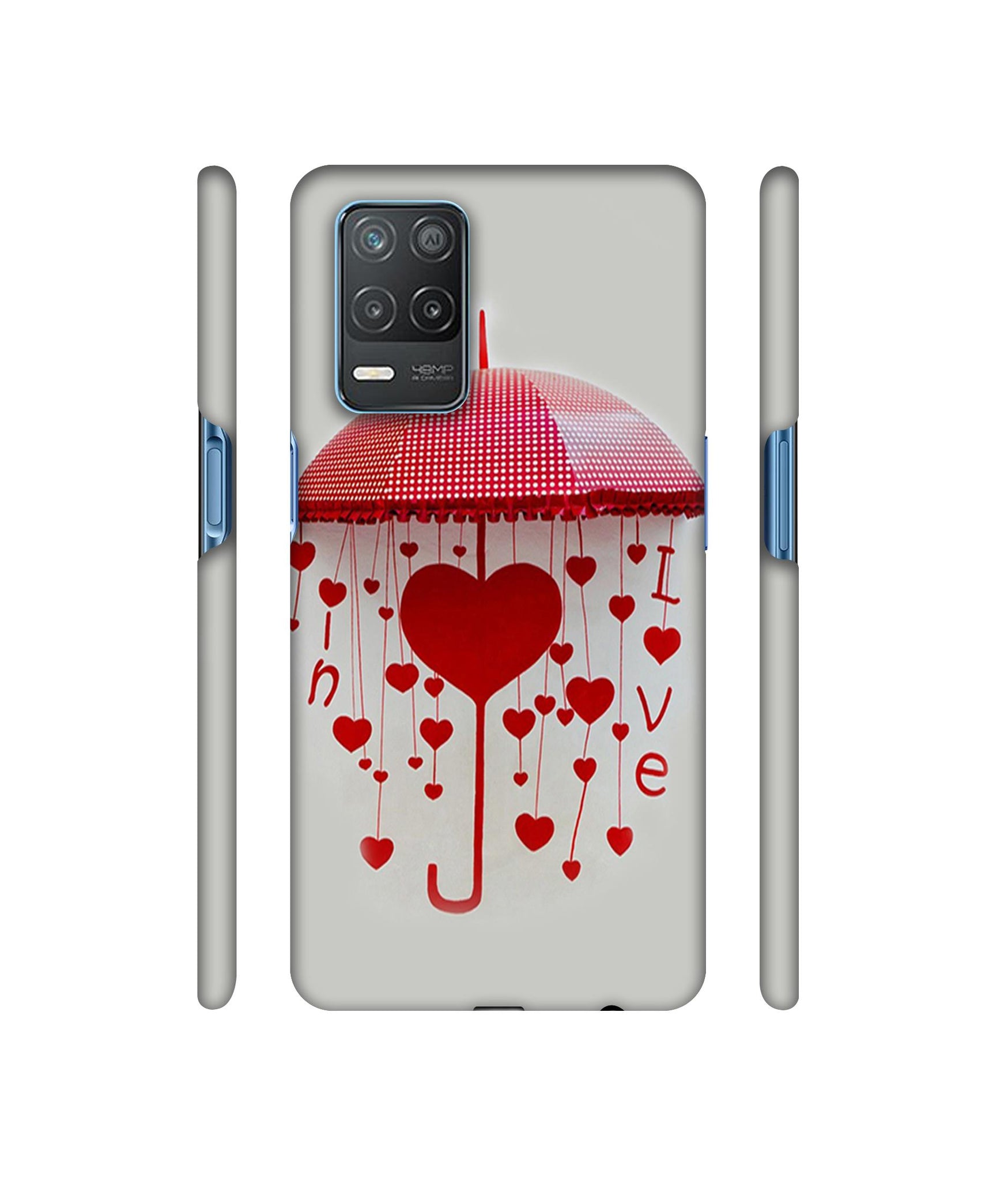 Love Heart Designer Hard Back Cover for Realme 8 5G / Realme 8s 5G
