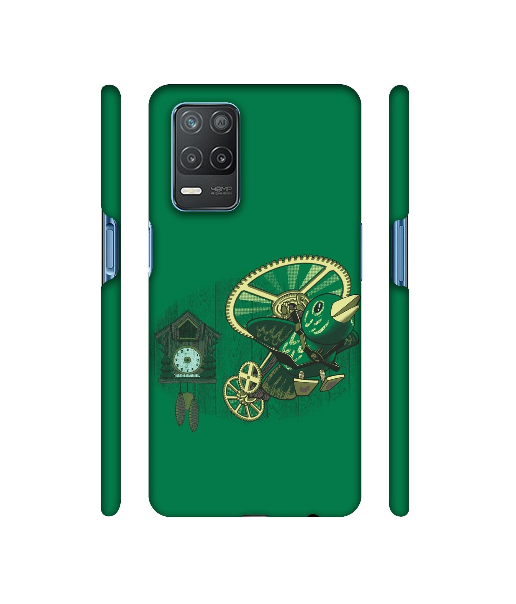 Clock Bird Designer Hard Back Cover for Realme 8 5G / Realme 8s 5G