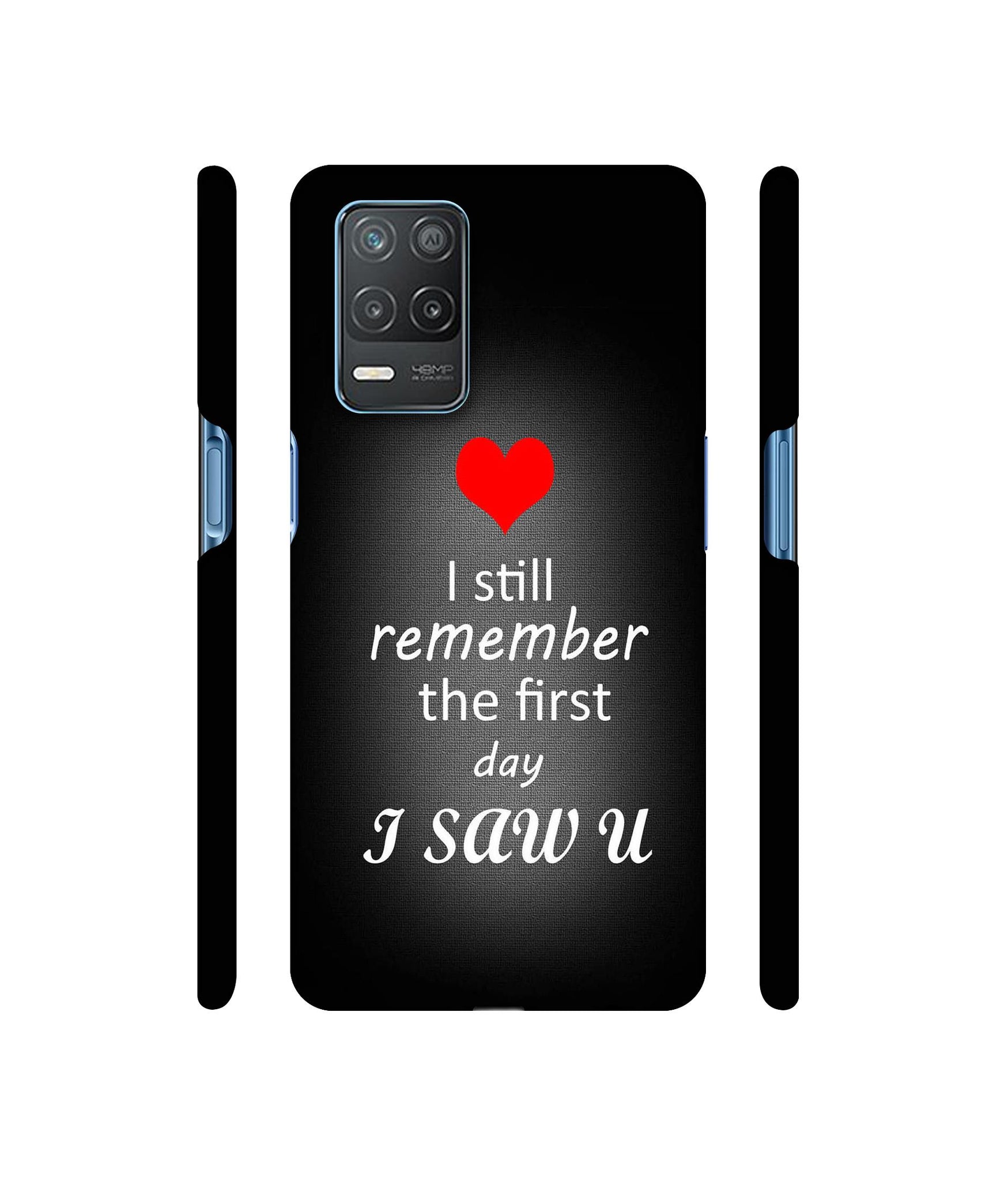 I Saw You Heart Designer Hard Back Cover for Realme 8 5G / Realme 8s 5G