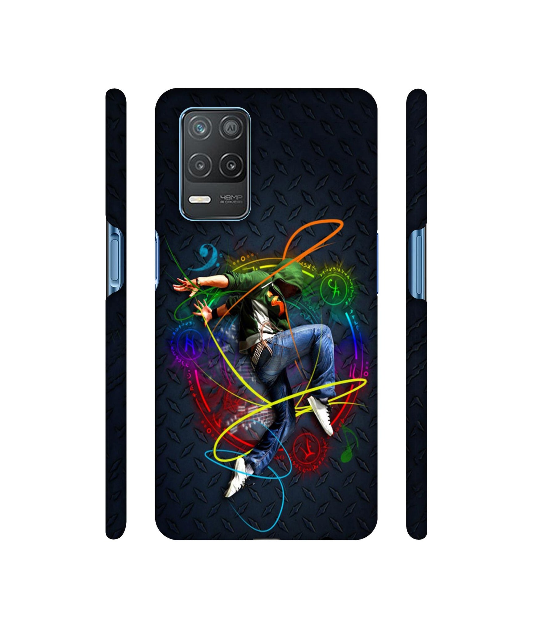 Boy With Music Designer Hard Back Cover for Realme 8 5G / Realme 8s 5G
