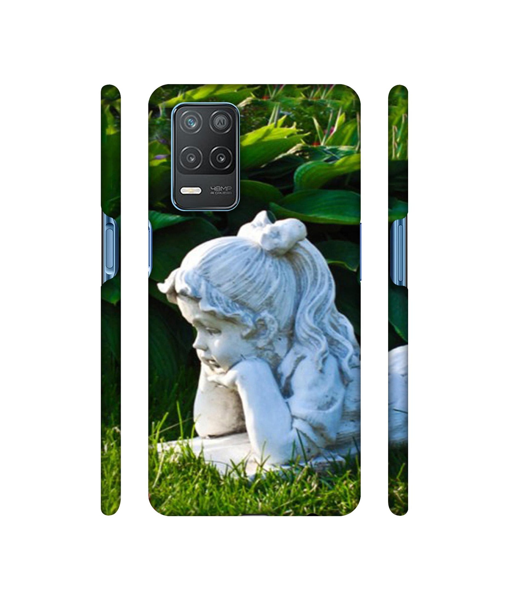 Statue of Girl Designer Hard Back Cover for Realme 8 5G / Realme 8s 5G