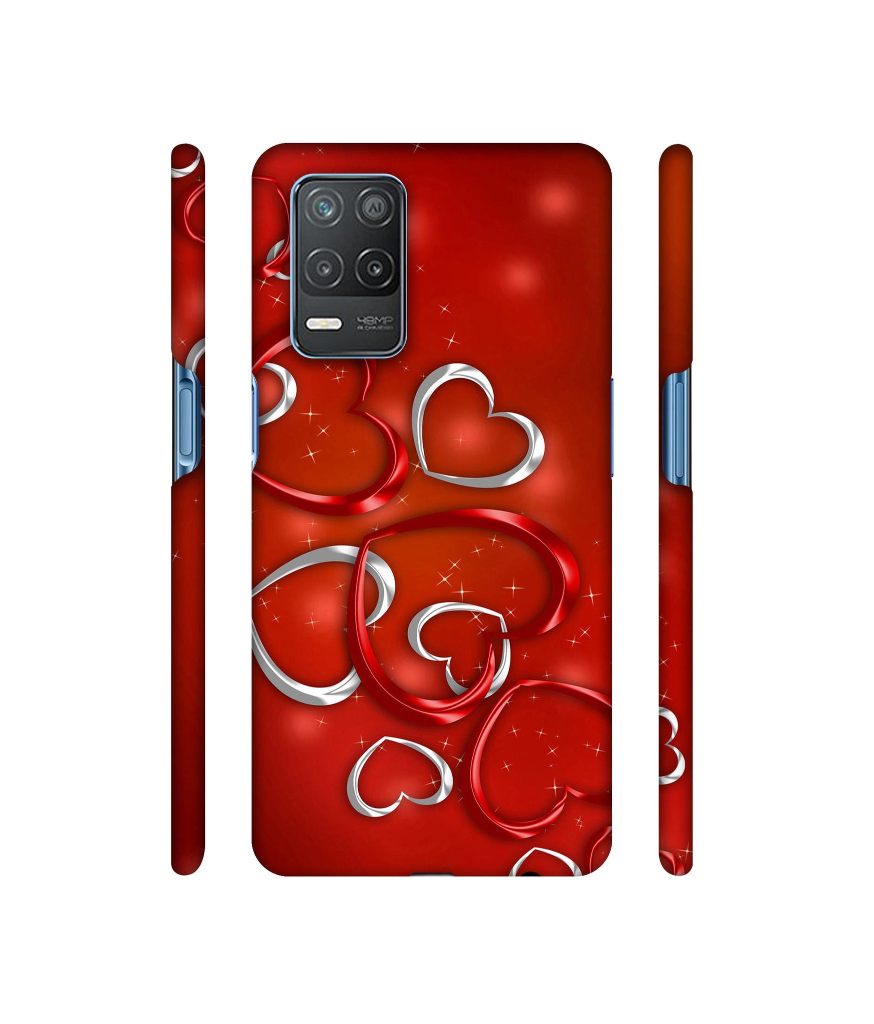 Hearts Designer Hard Back Cover for Realme 8 5G / Realme 8s 5G