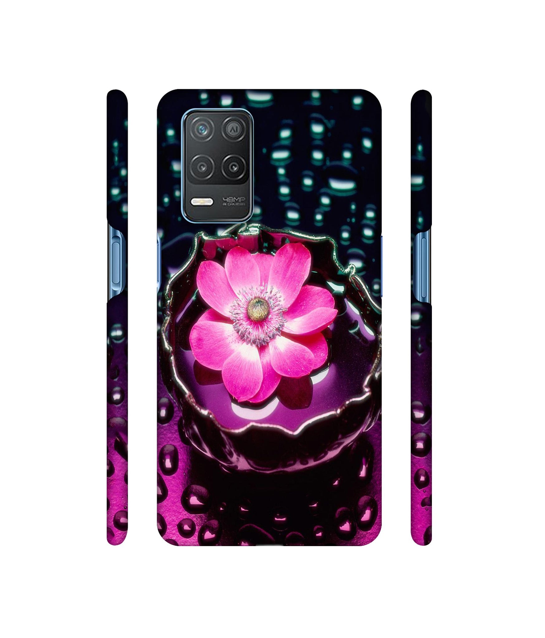 Flower in Water Designer Hard Back Cover for Realme 8 5G / Realme 8s 5G