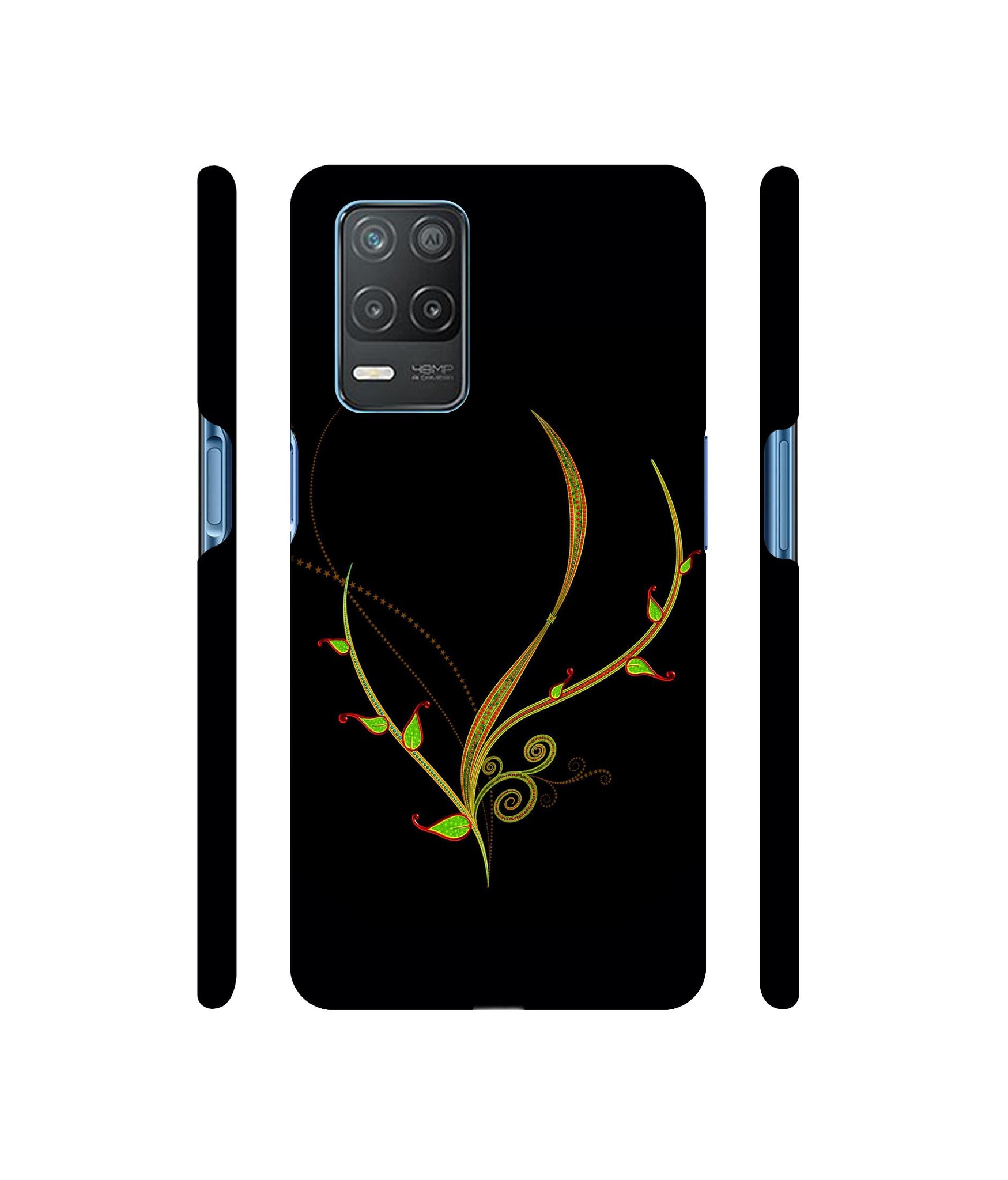 Yellow Pattern Designer Hard Back Cover for Realme 8 5G / Realme 8s 5G