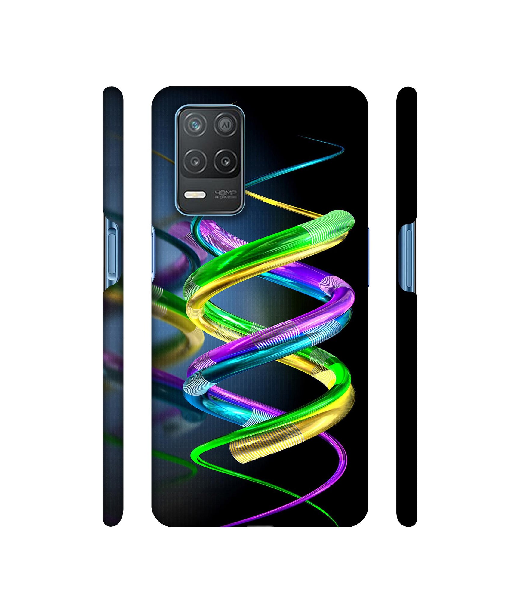 3D Spiral Designer Hard Back Cover for Realme 8 5G / Realme 8s 5G