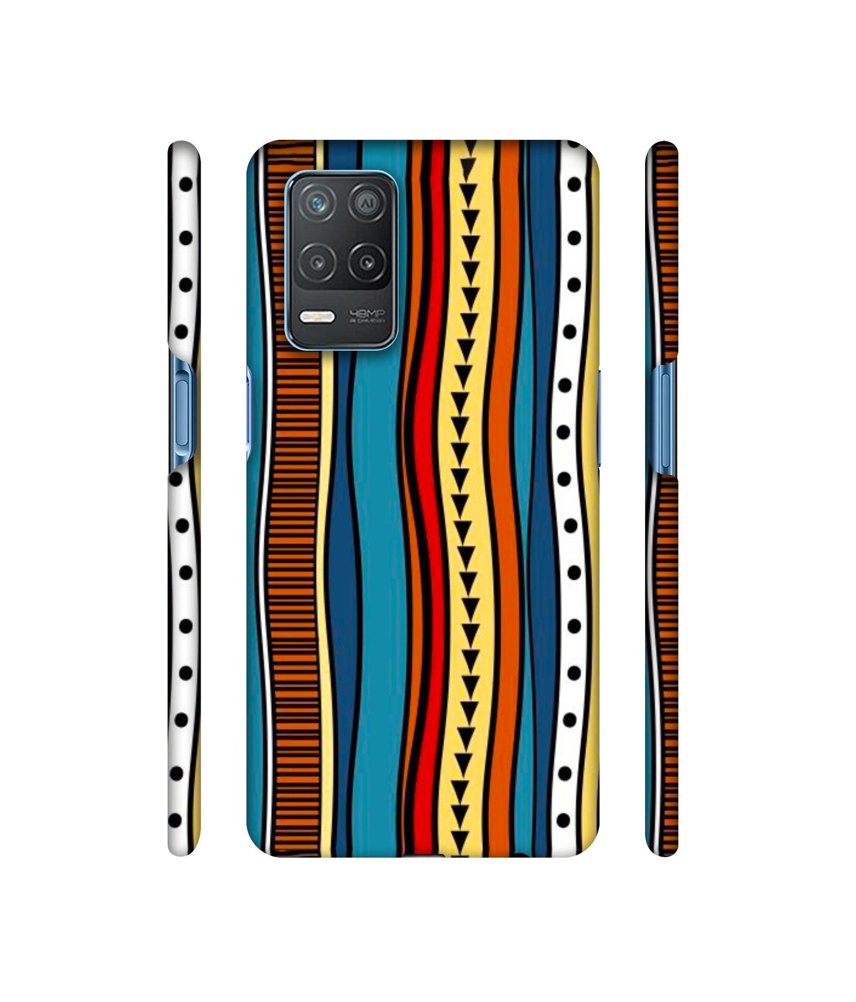 Rangoli Folk Art Designer Hard Back Cover for Realme 8 5G / Realme 8s 5G