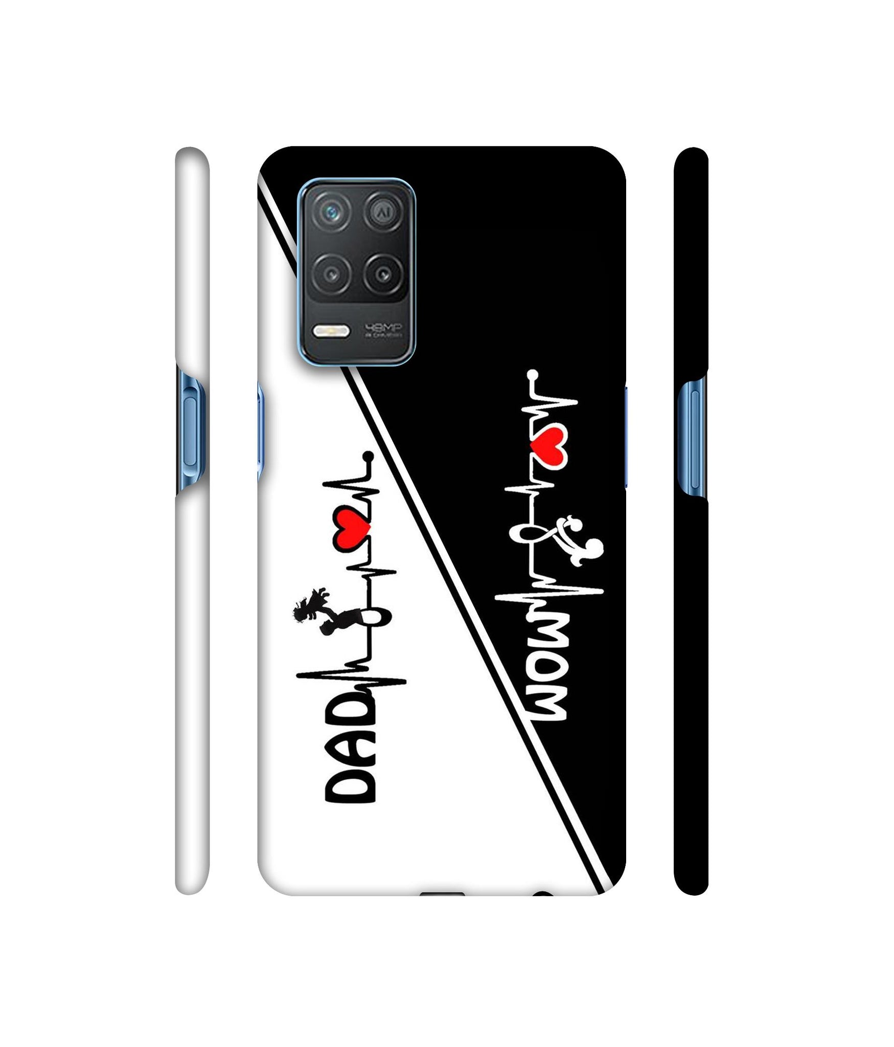 Mom and Dad Lover Designer Hard Back Cover for Realme 8 5G / Realme 8s 5G