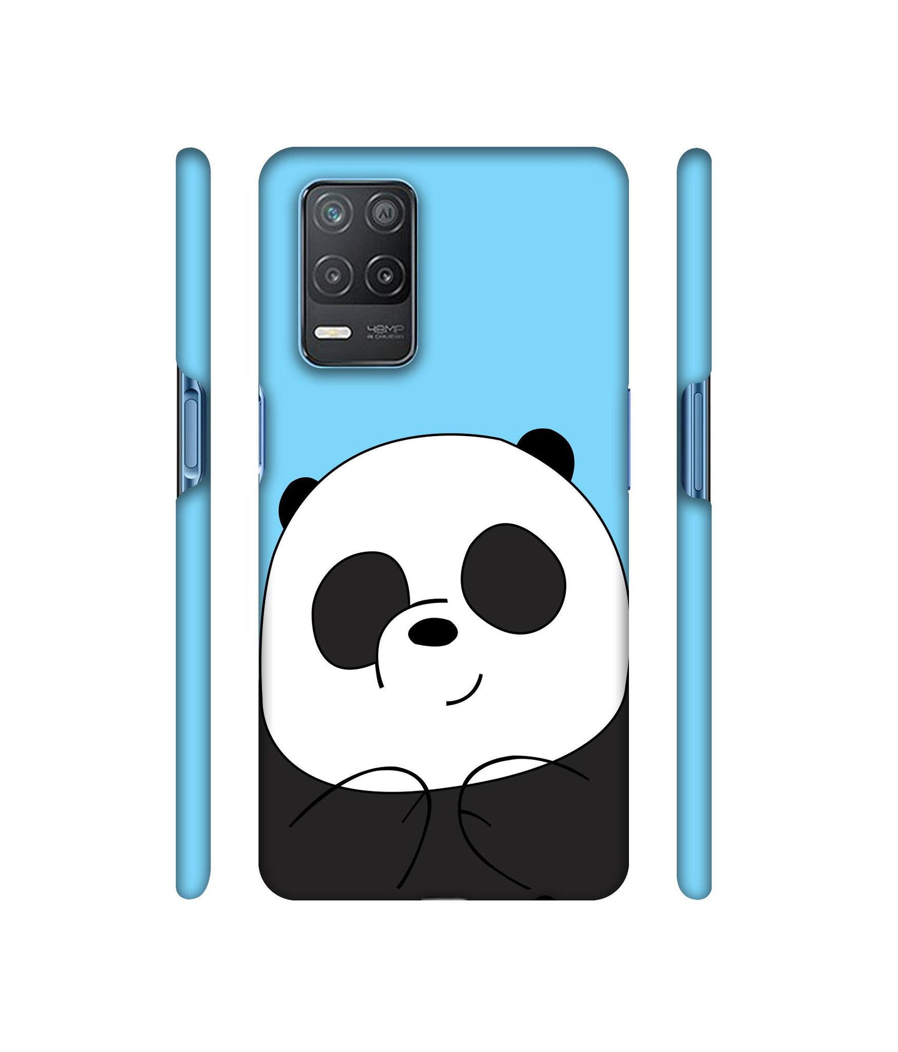 Cute Panda Designer Hard Back Cover for Realme 8 5G / Realme 8s 5G