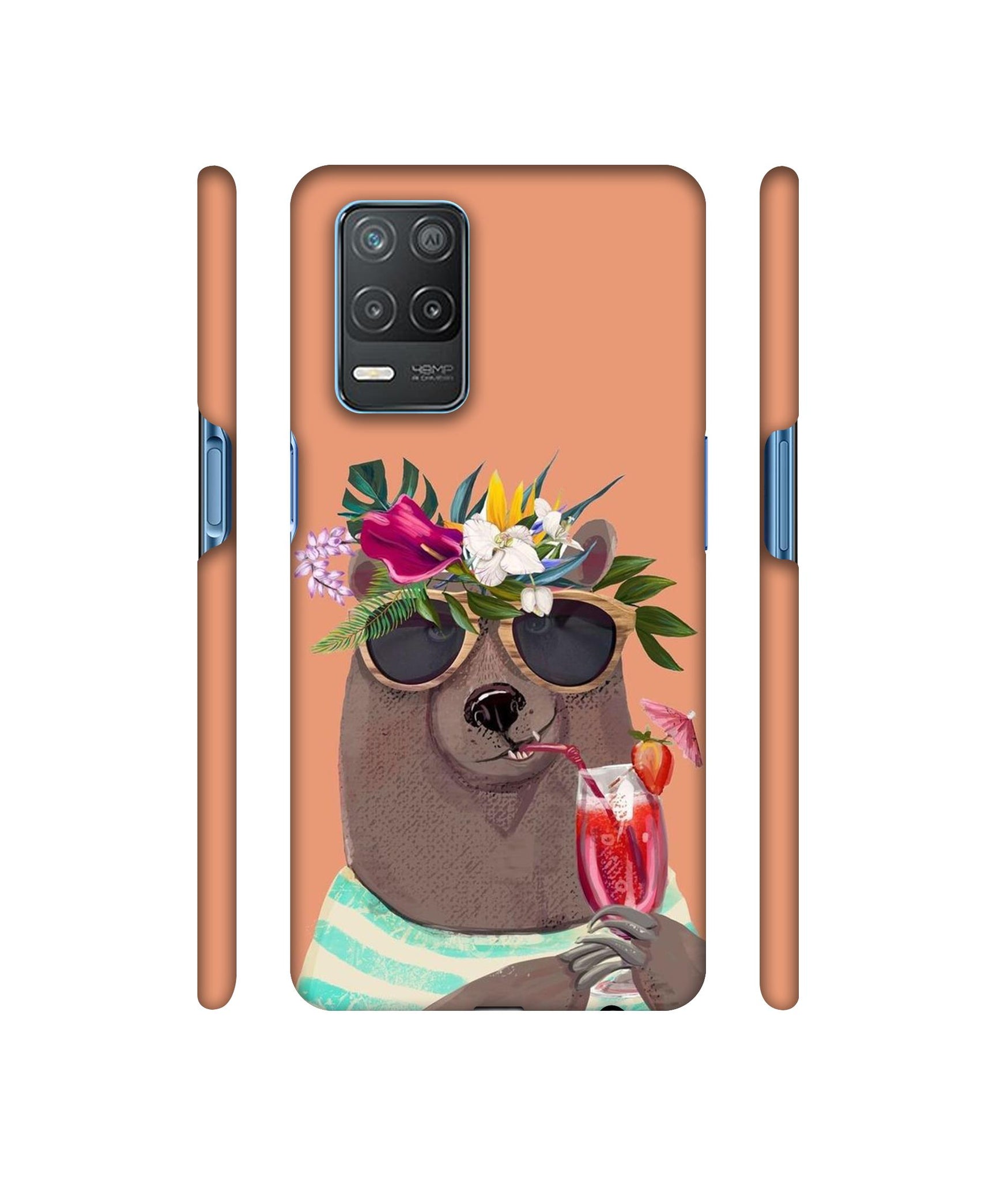 Summer Chill Beer Designer Hard Back Cover for Realme 8 5G / Realme 8s 5G
