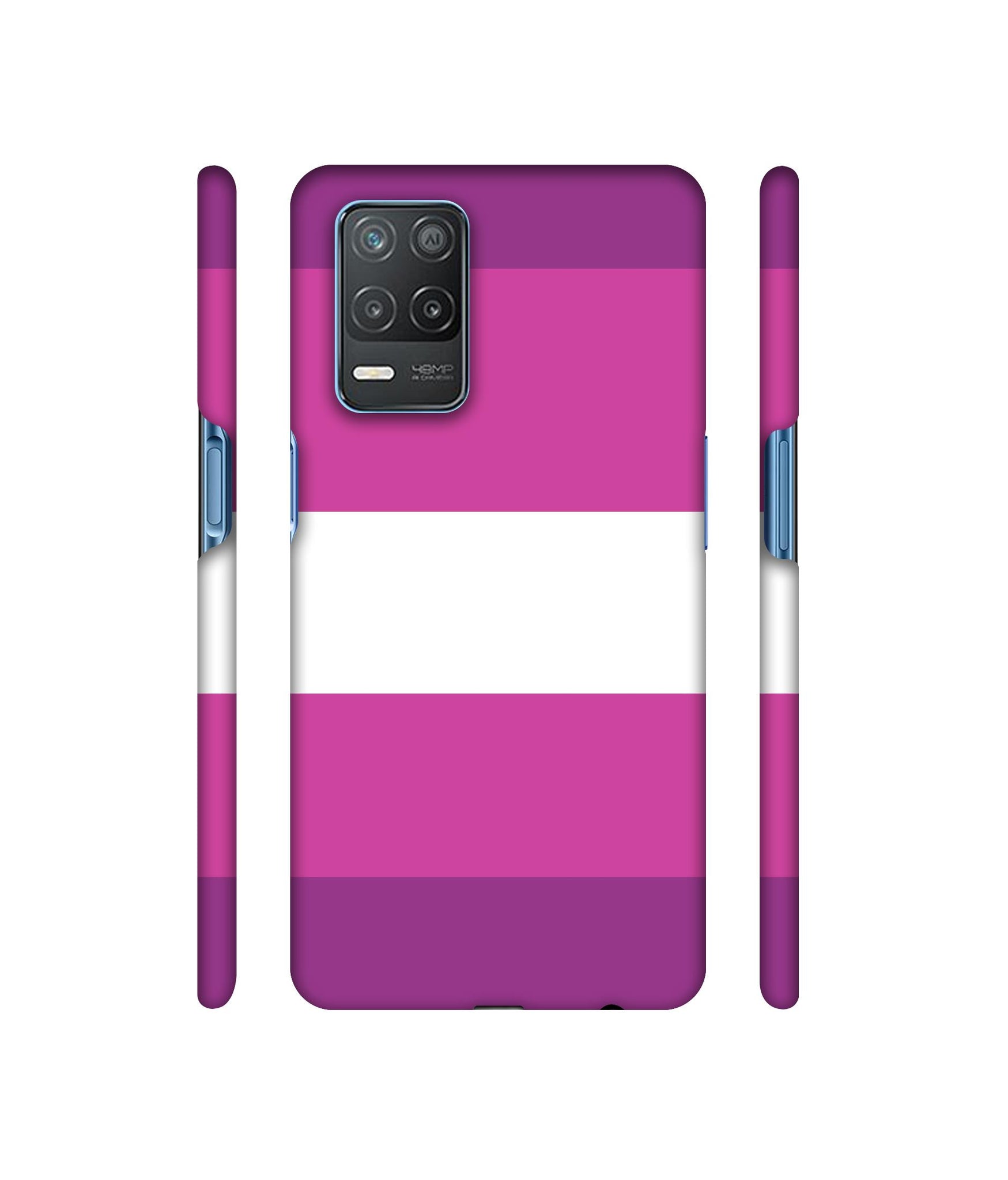 Purple Shade Straps Designer Hard Back Cover for Realme 8 5G / Realme 8s 5G