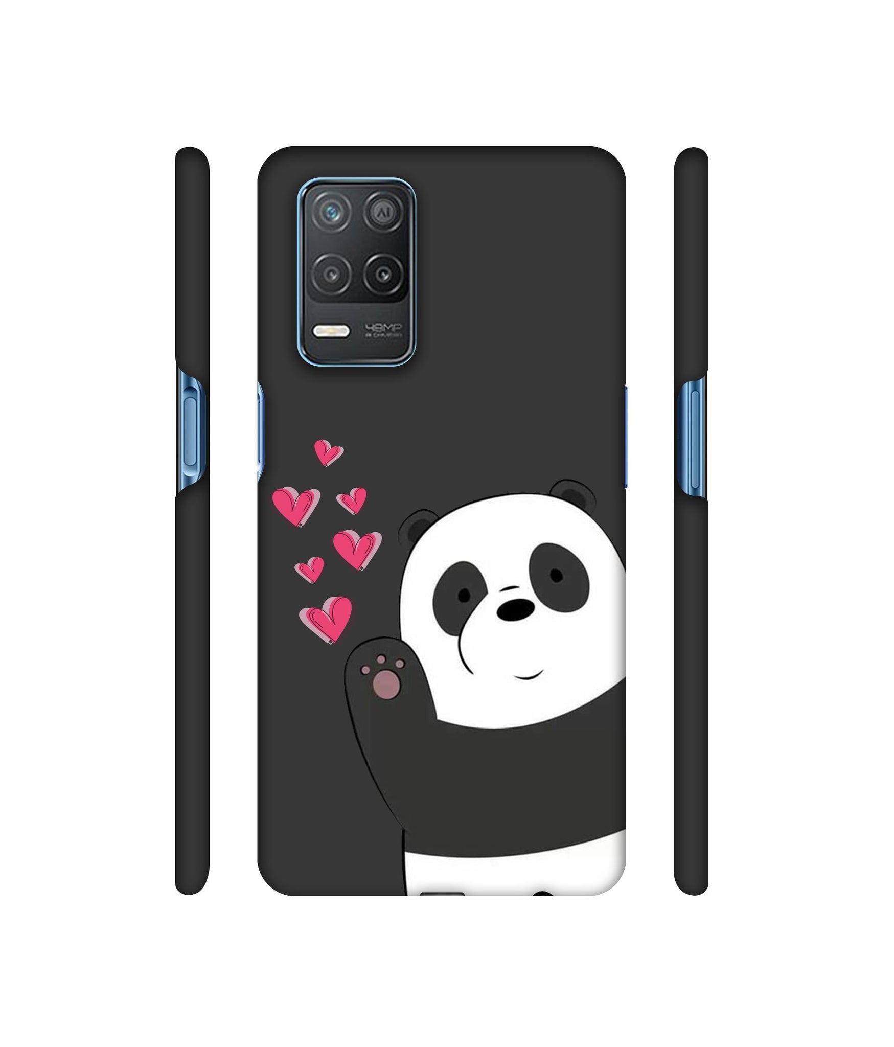 Love Panda Designer Hard Back Cover for Realme 8 5G / Realme 8s 5G