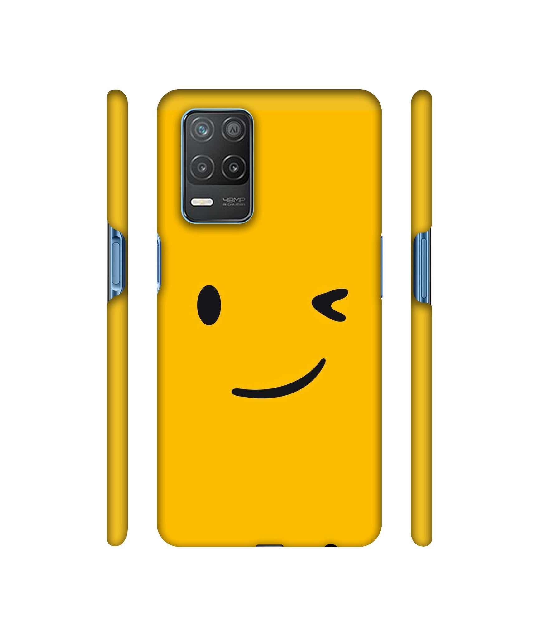 One Eye Blink Face Designer Hard Back Cover for Realme 8 5G / Realme 8s 5G