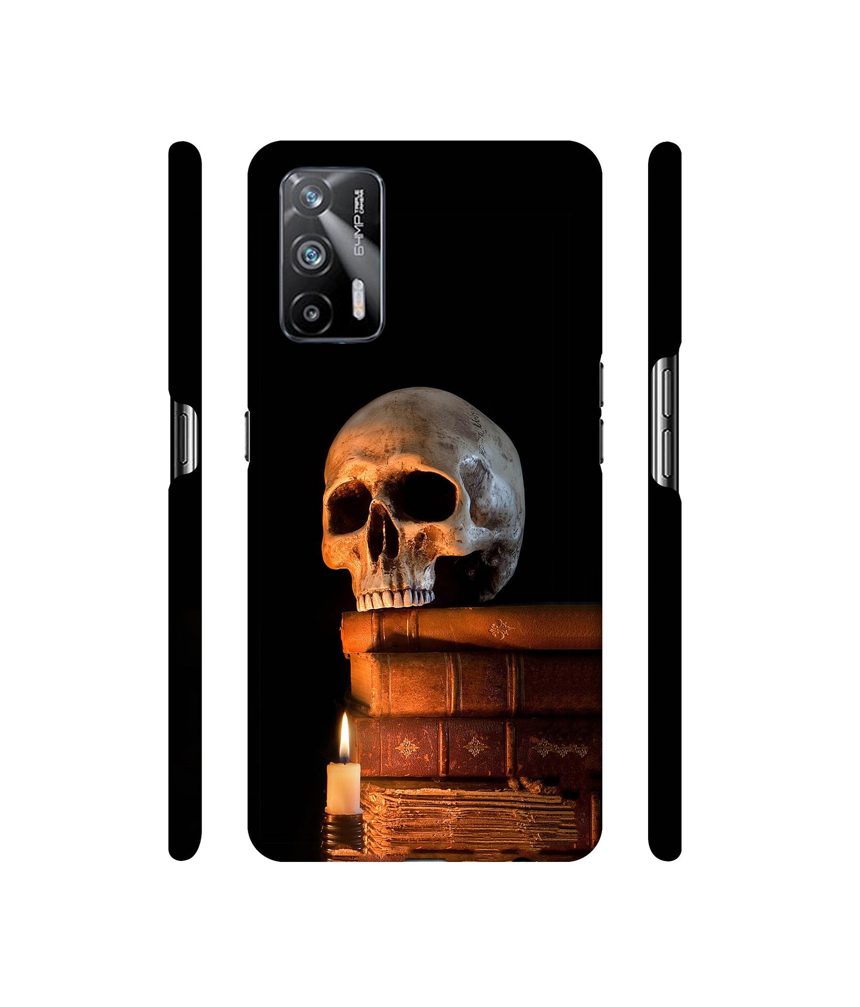 Skull Magic Candles Books Designer Hard Back Cover for Realme X7 Max 5G / Realme GT 5G