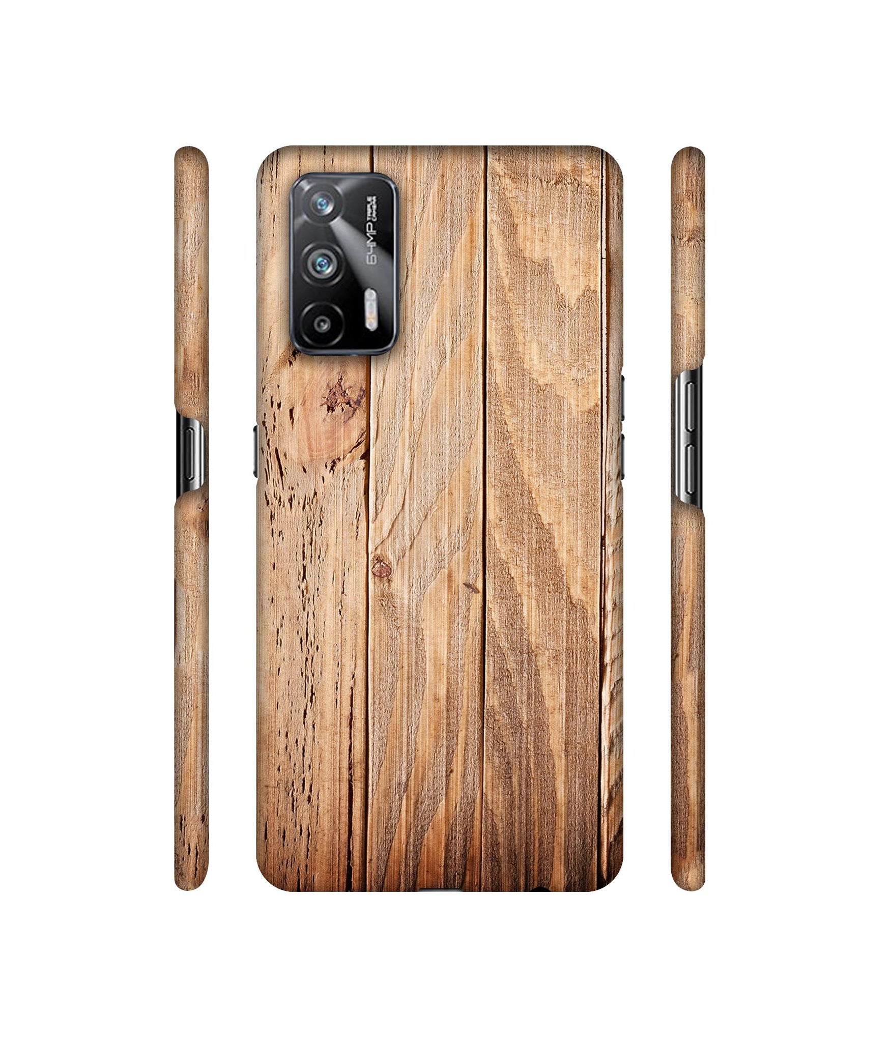 Wooden Texture Designer Hard Back Cover for Realme X7 Max 5G / Realme GT 5G