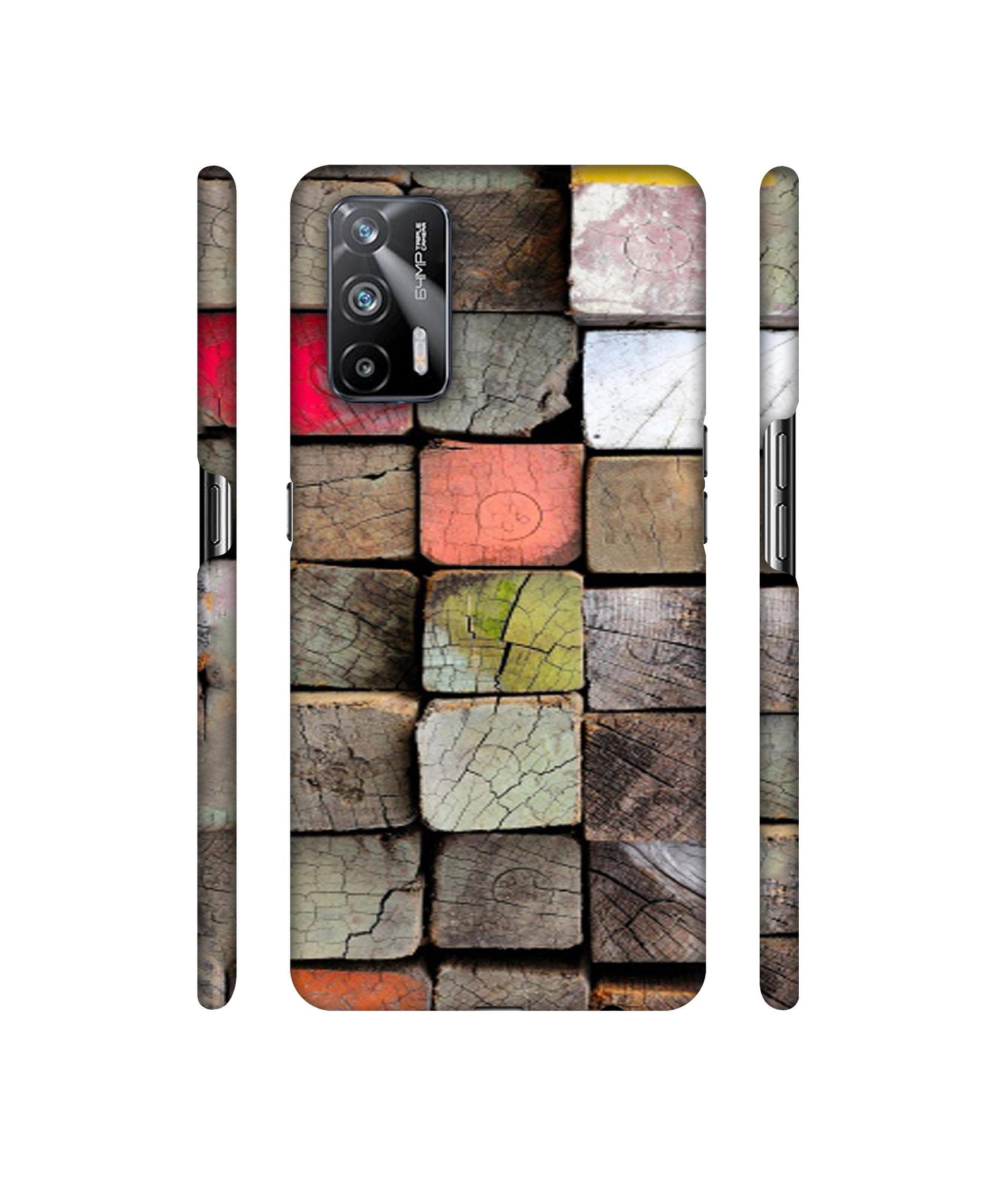 Wood Lumber Paint Designer Hard Back Cover for Realme X7 Max 5G / Realme GT 5G