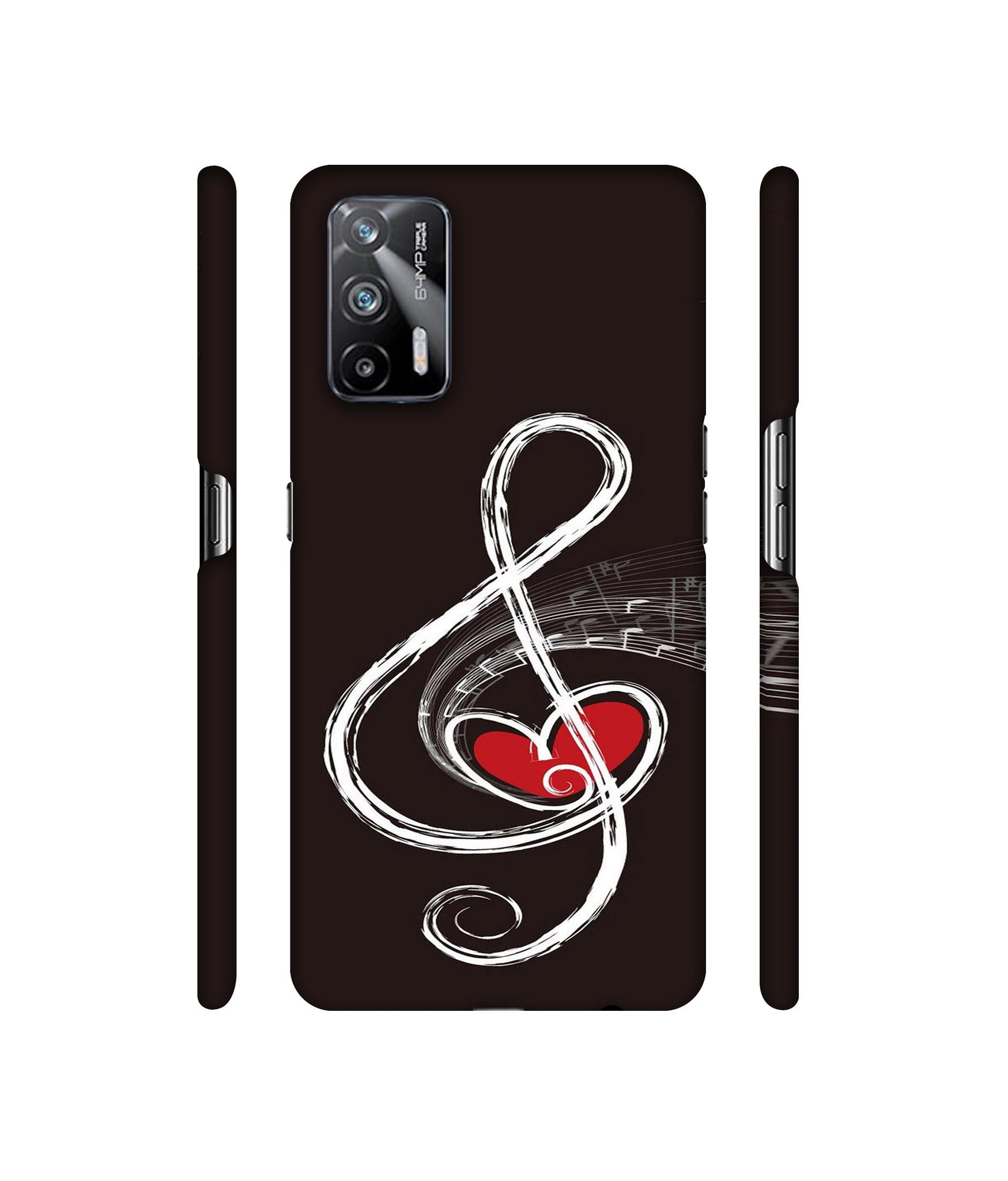 Love Note Music Designer Hard Back Cover for Realme X7 Max 5G / Realme GT 5G