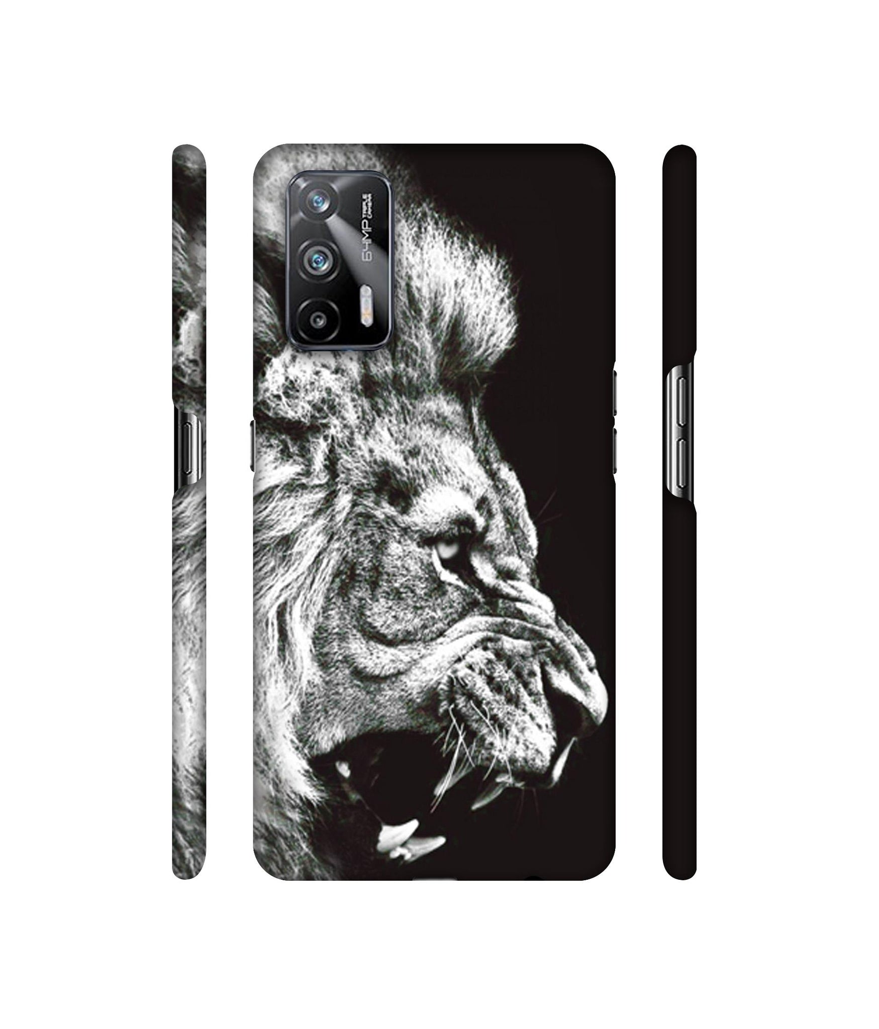 Angry Lion Designer Hard Back Cover for Realme X7 Max 5G / Realme GT 5G