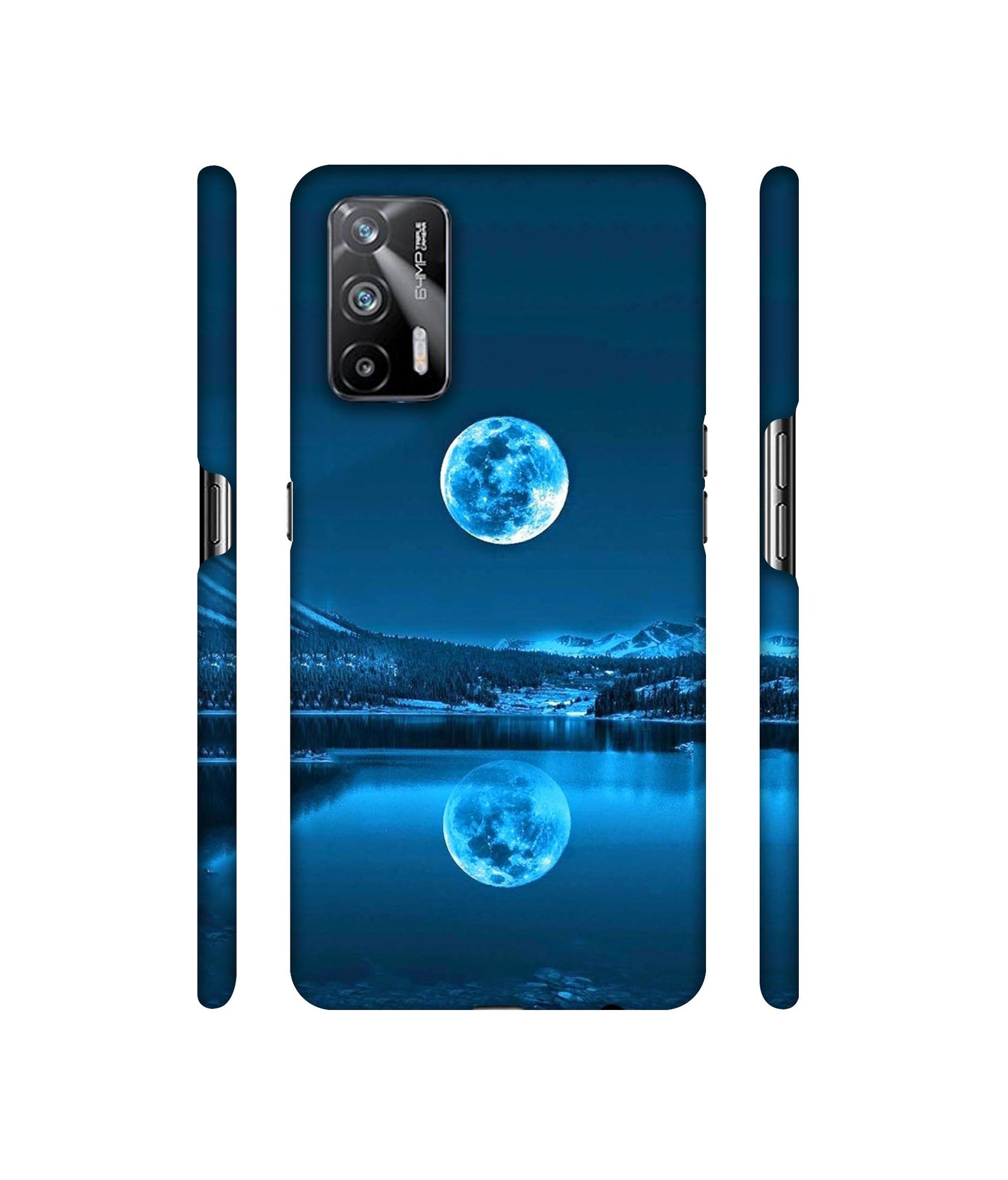 Awesome Moon Designer Hard Back Cover for Realme X7 Max 5G / Realme GT 5G