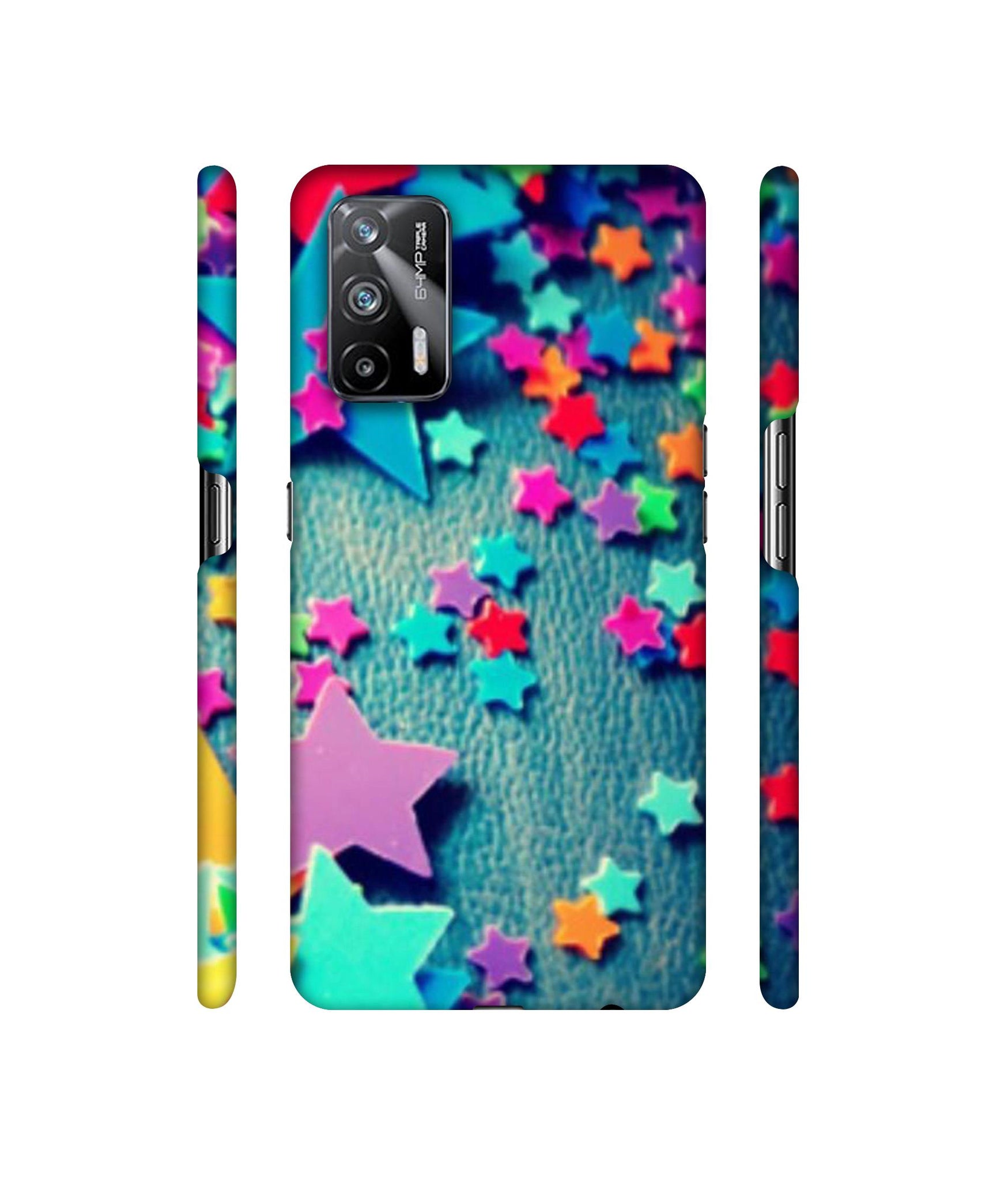 Colorful Stars Designer Hard Back Cover for Realme X7 Max 5G / Realme GT 5G